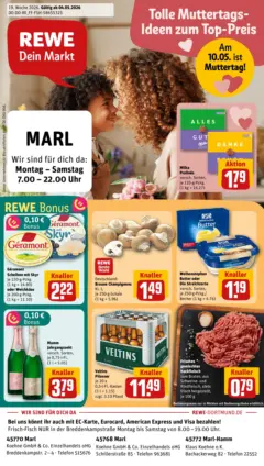Rewe Prospekt Marl	 ab 04.05.2026 gültig