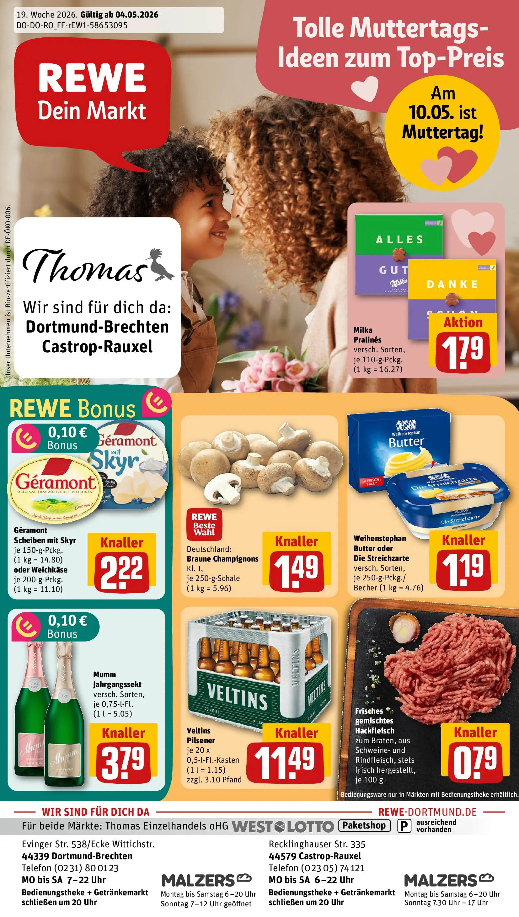 REWE Prospekt ab 03.05.2026 zum Blättern » Angebote | Seite: 1