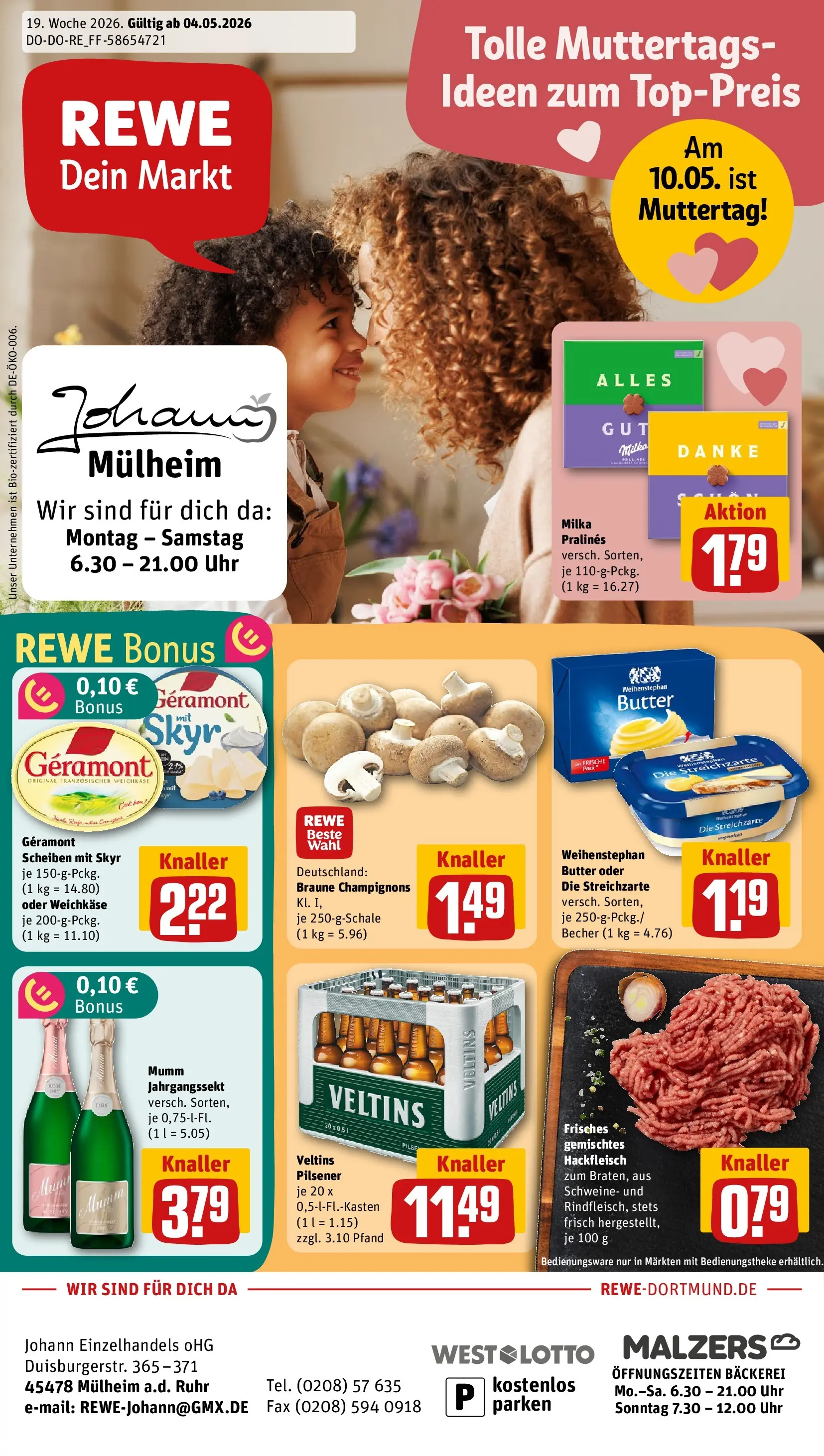 REWE Prospekt ab 03.05.2026 zum Blättern » Angebote | Seite: 1