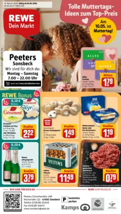 Rewe Prospekt Sonsbeck	 ab 04.05.2026 gültig