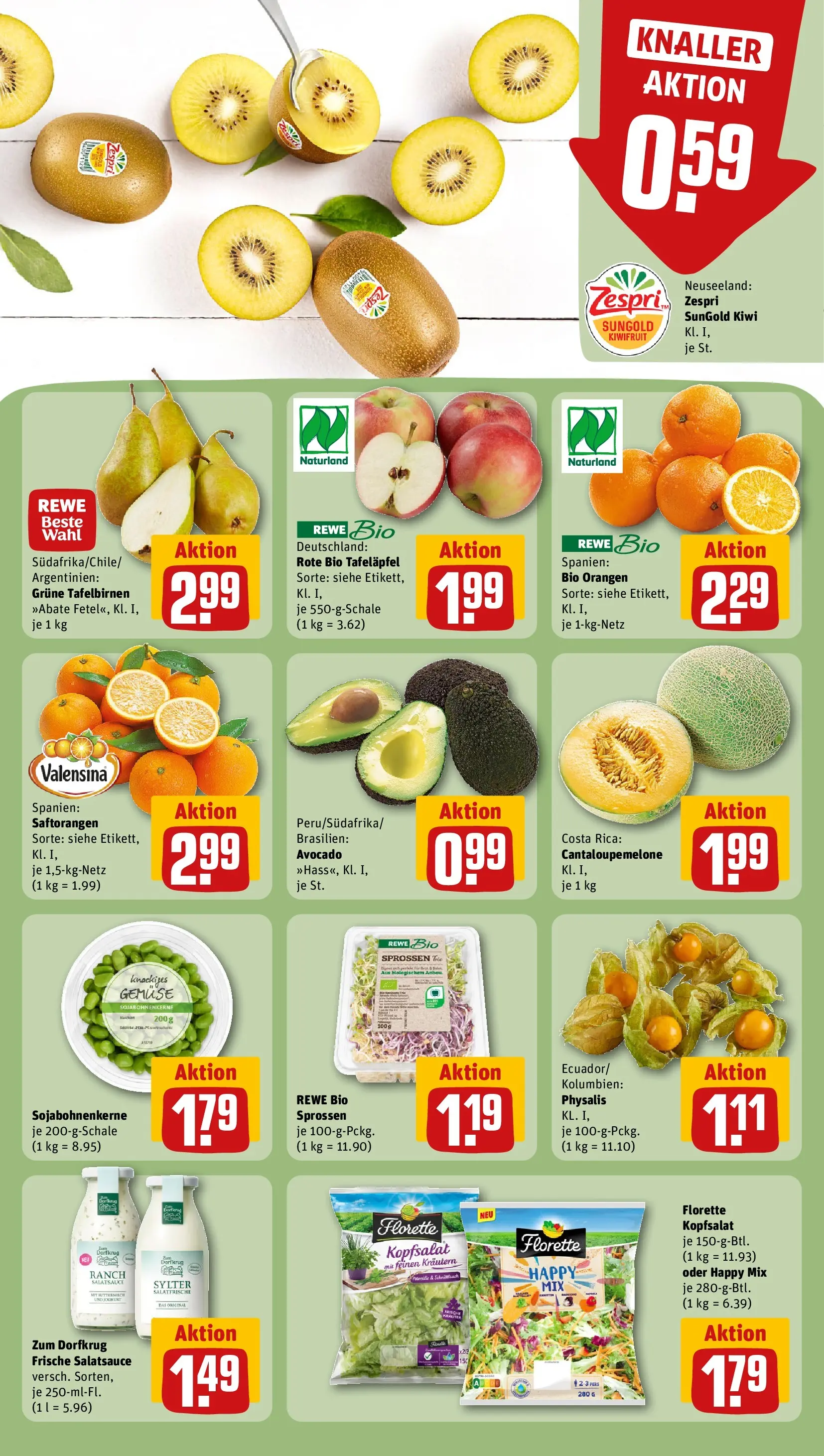 REWE Prospekt ab 04.05.2026 zum Blättern » Angebote | Seite: 10 | Produkte: Apple, Valensina, Avocado, Gemüse