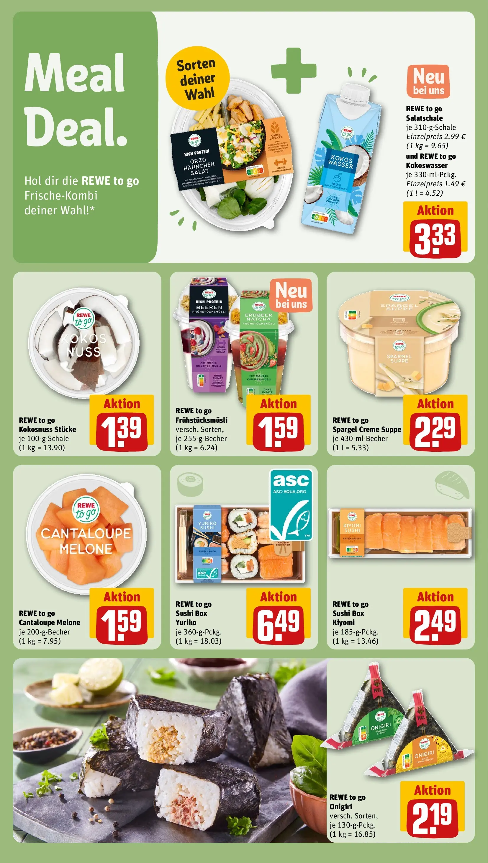 REWE Prospekt ab 04.05.2026 zum Blättern » Angebote | Seite: 17 | Produkte: Box, Creme, Zucker, Salat