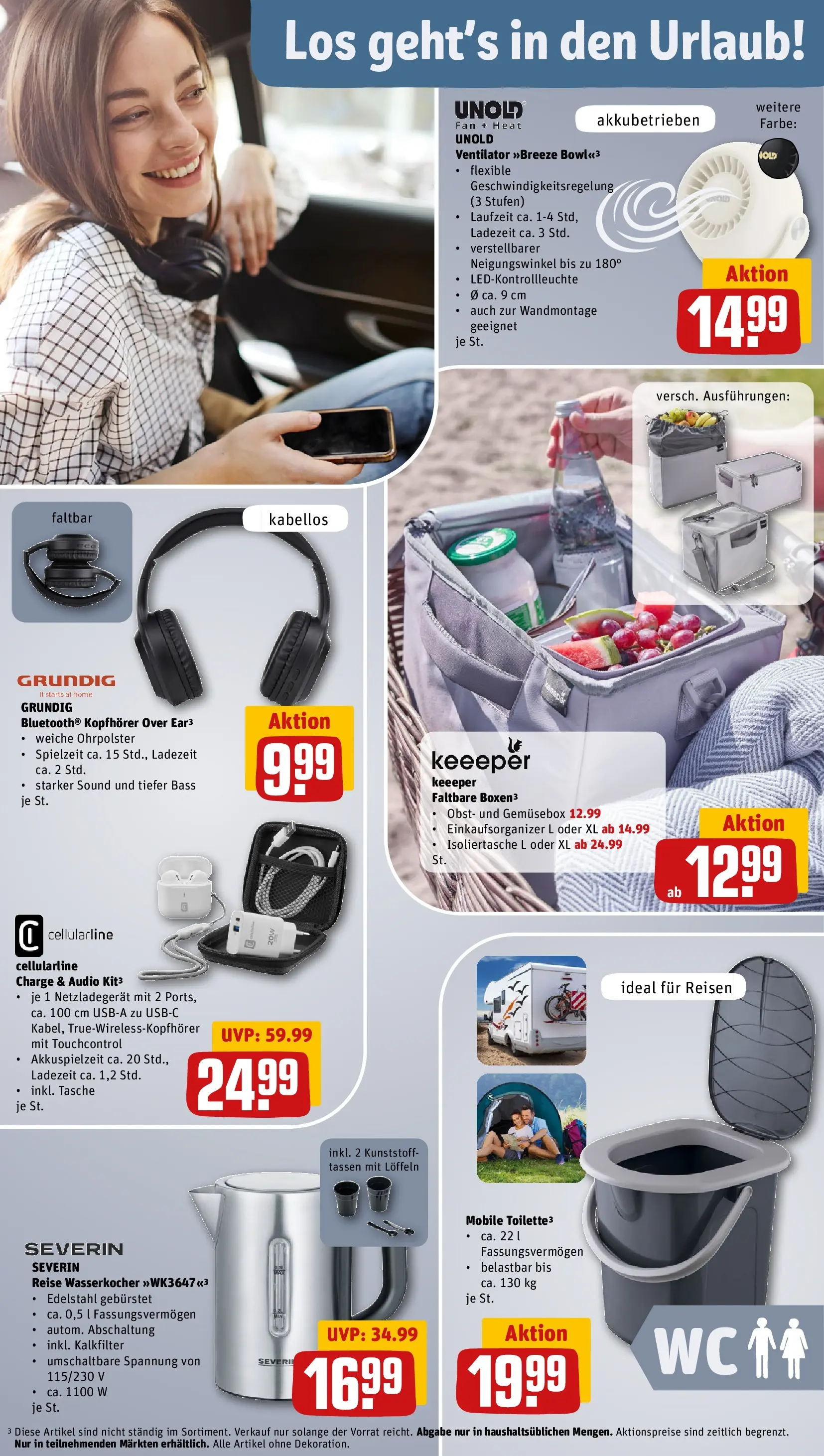 REWE Prospekt ab 04.05.2026 zum Blättern » Angebote | Seite: 41 | Produkte: Wasserkocher, Box, Obst, Kopfhörer