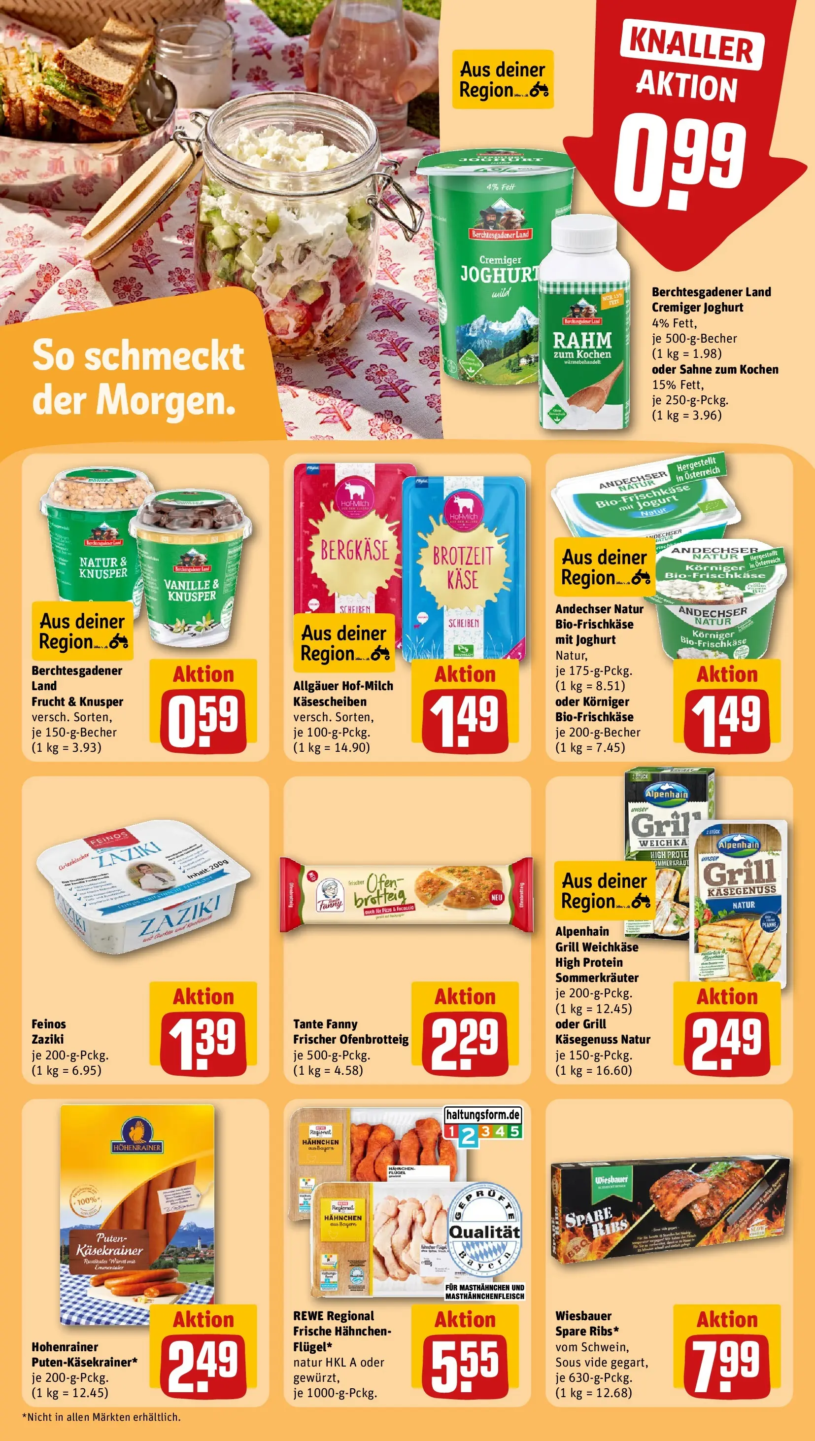 REWE Prospekt ab 04.05.2026 zum Blättern » Angebote | Seite: 18 | Produkte: Grill, Käse, Pizza, Sahne