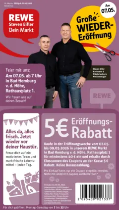 Rewe Prospekt Bad Homburg V. D. Höhe	 ab 04.05.2026 gültig