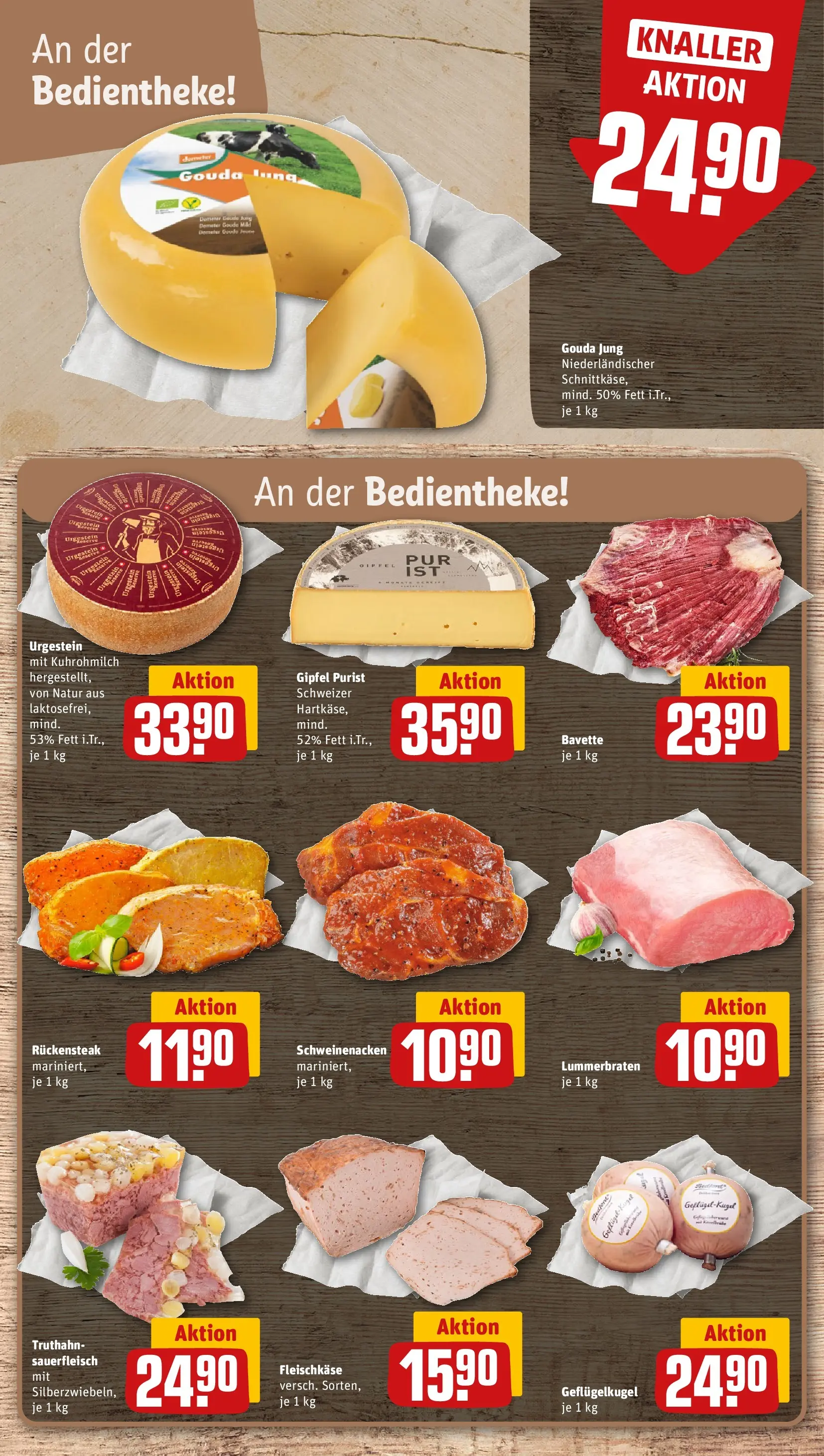 REWE Prospekt ab 04.05.2026 zum Blättern » Angebote | Seite: 12 | Produkte: Gouda, Schweinenacken