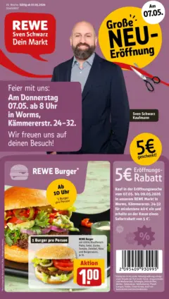 Rewe Prospekt Worms	 ab 04.05.2026 gültig