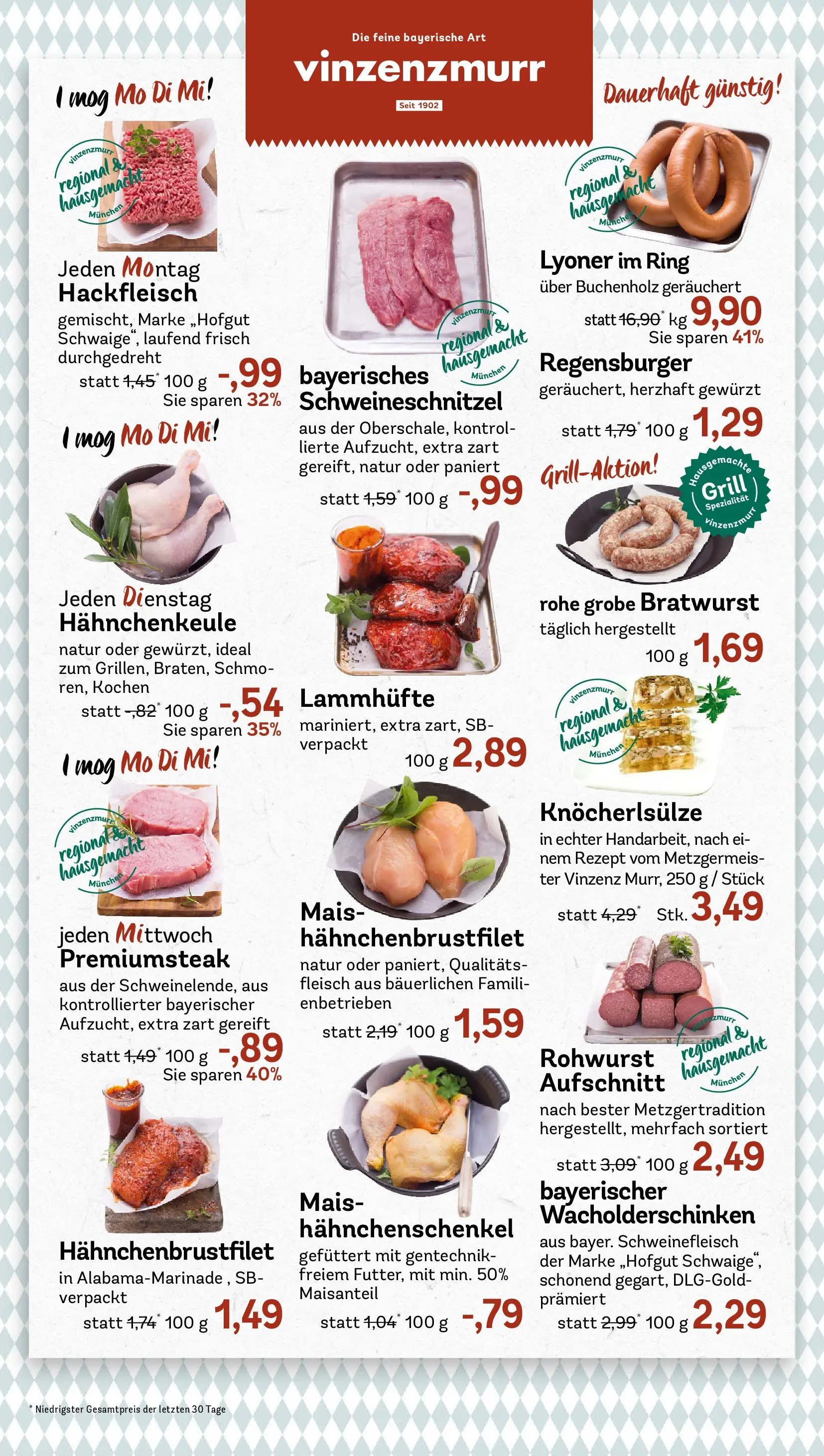 REWE Prospekt ab 04.05.2026 zum Blättern » Angebote | Seite: 12 | Produkte: Bratwurst, Schnitzel, Schweinefleisch, Steak