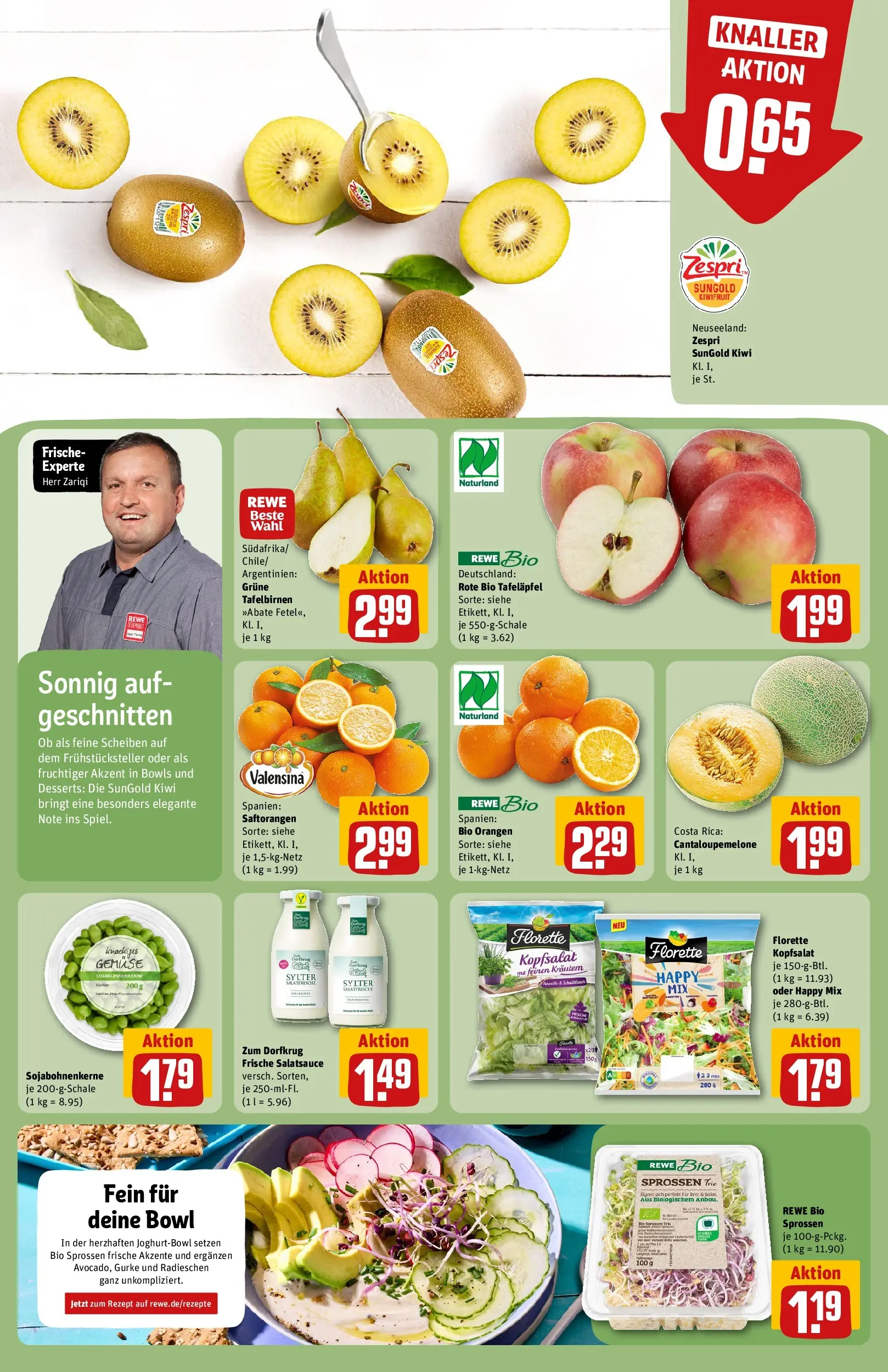 REWE Prospekt ab 04.05.2026 zum Blättern » Angebote | Seite: 10 | Produkte: Dressing, Orangen, Valensina, Gemüse