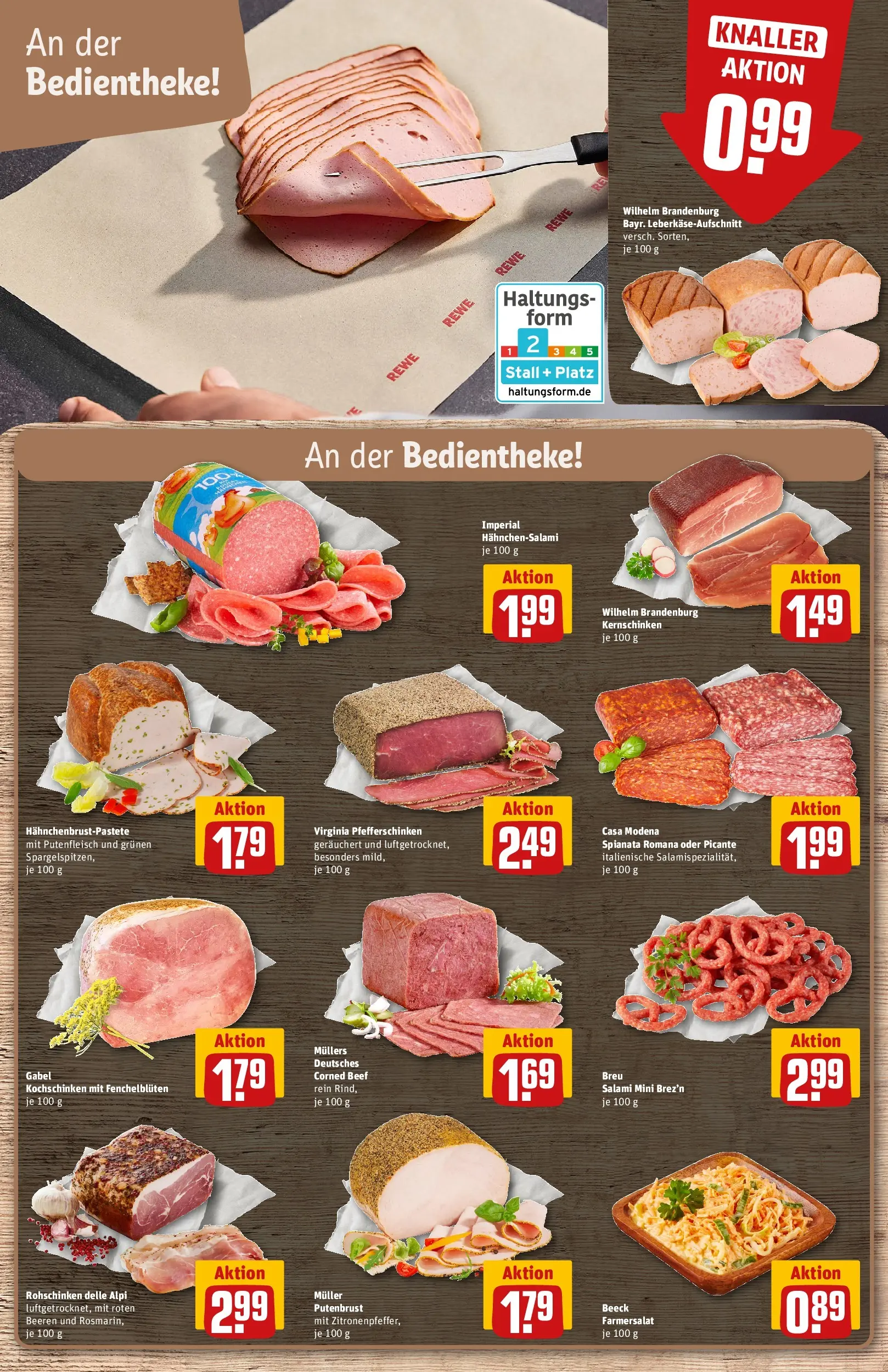 REWE Prospekt ab 04.05.2026 zum Blättern » Angebote | Seite: 14 | Produkte: Salami