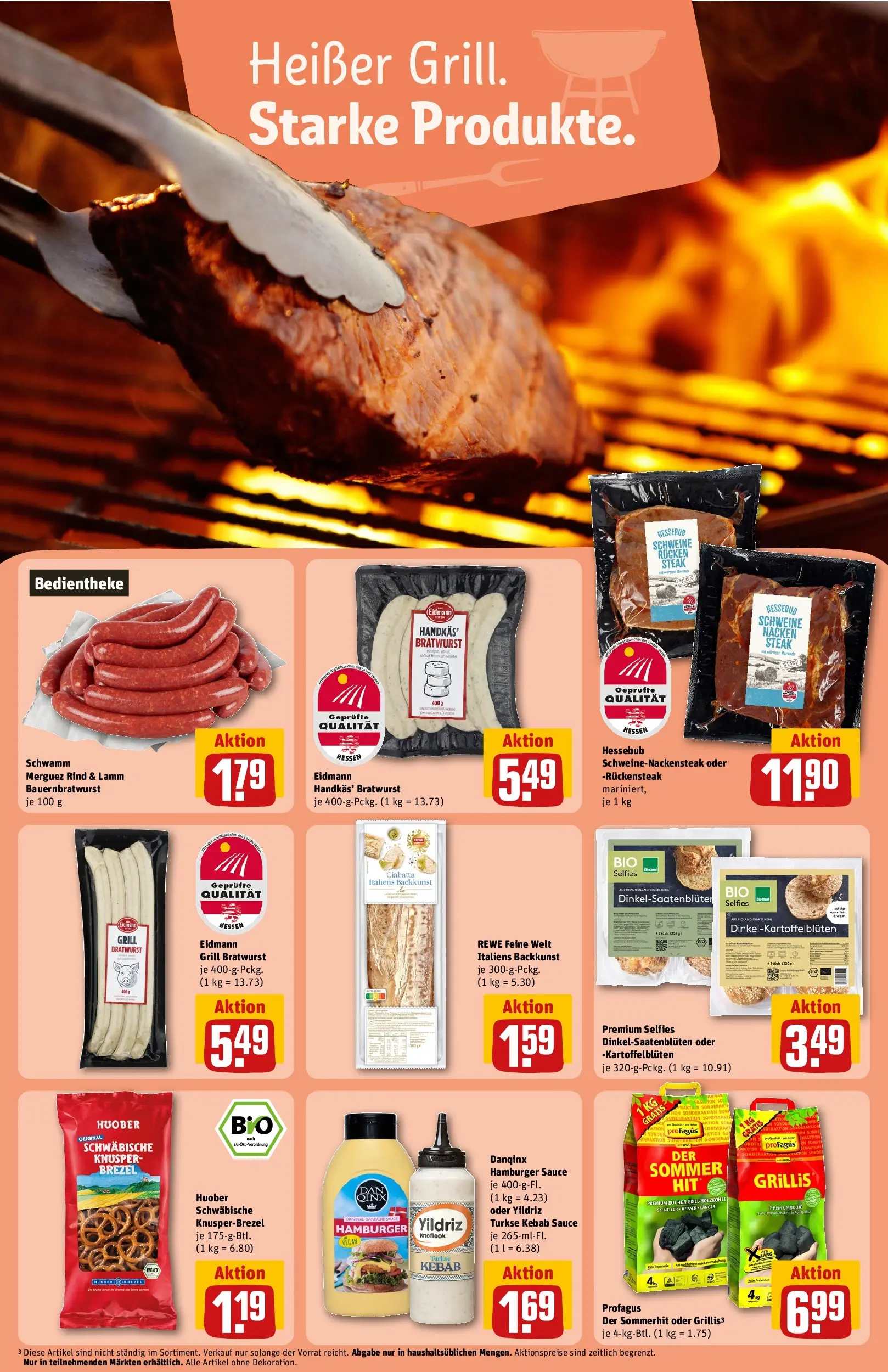 REWE Prospekt ab 04.05.2026 zum Blättern » Angebote | Seite: 27 | Produkte: Grill, Bratwurst, Steak