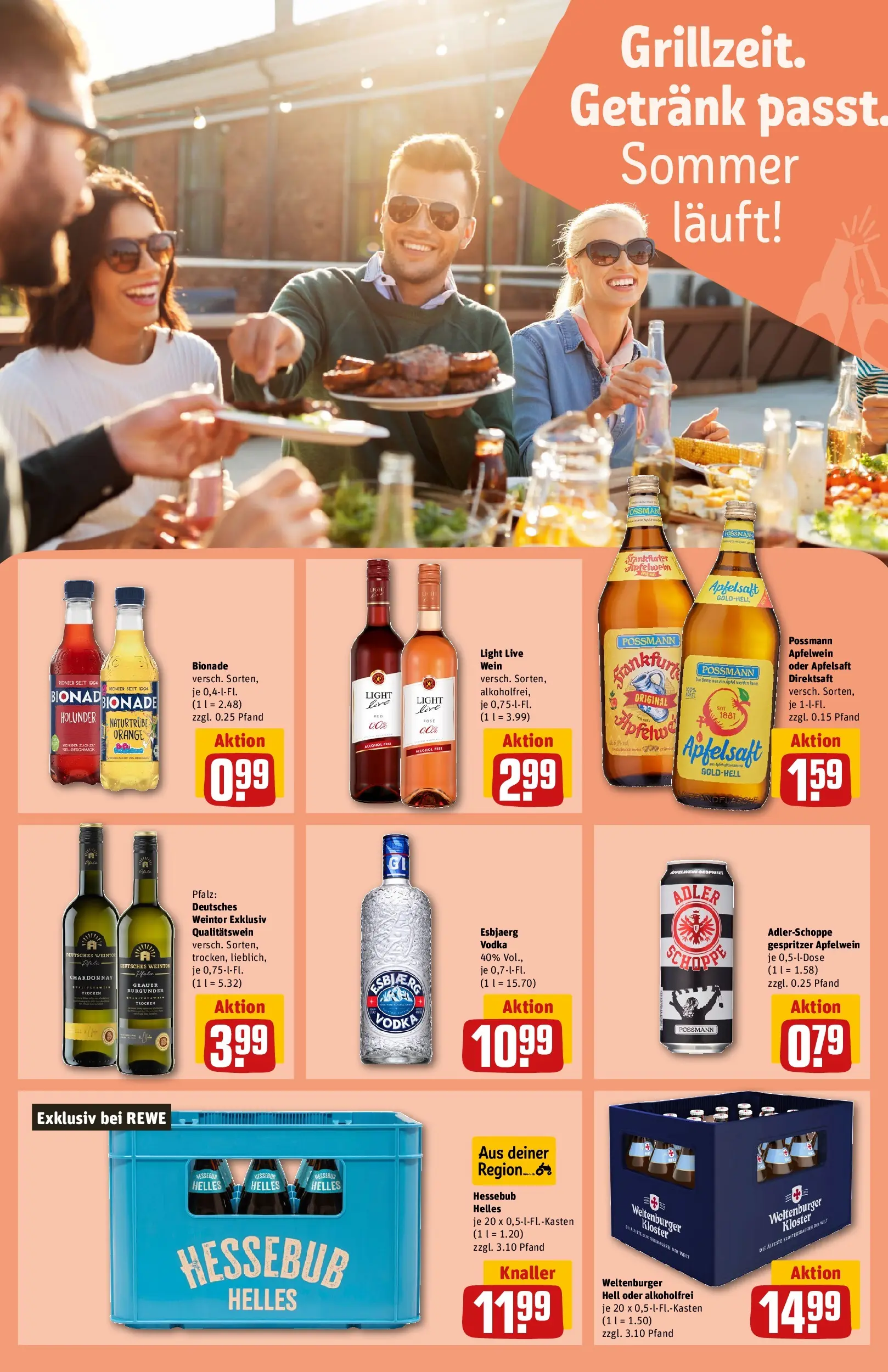 REWE Prospekt ab 04.05.2026 zum Blättern » Angebote | Seite: 29 | Produkte: Bionade, Apfelsaft, Apple, Vodka