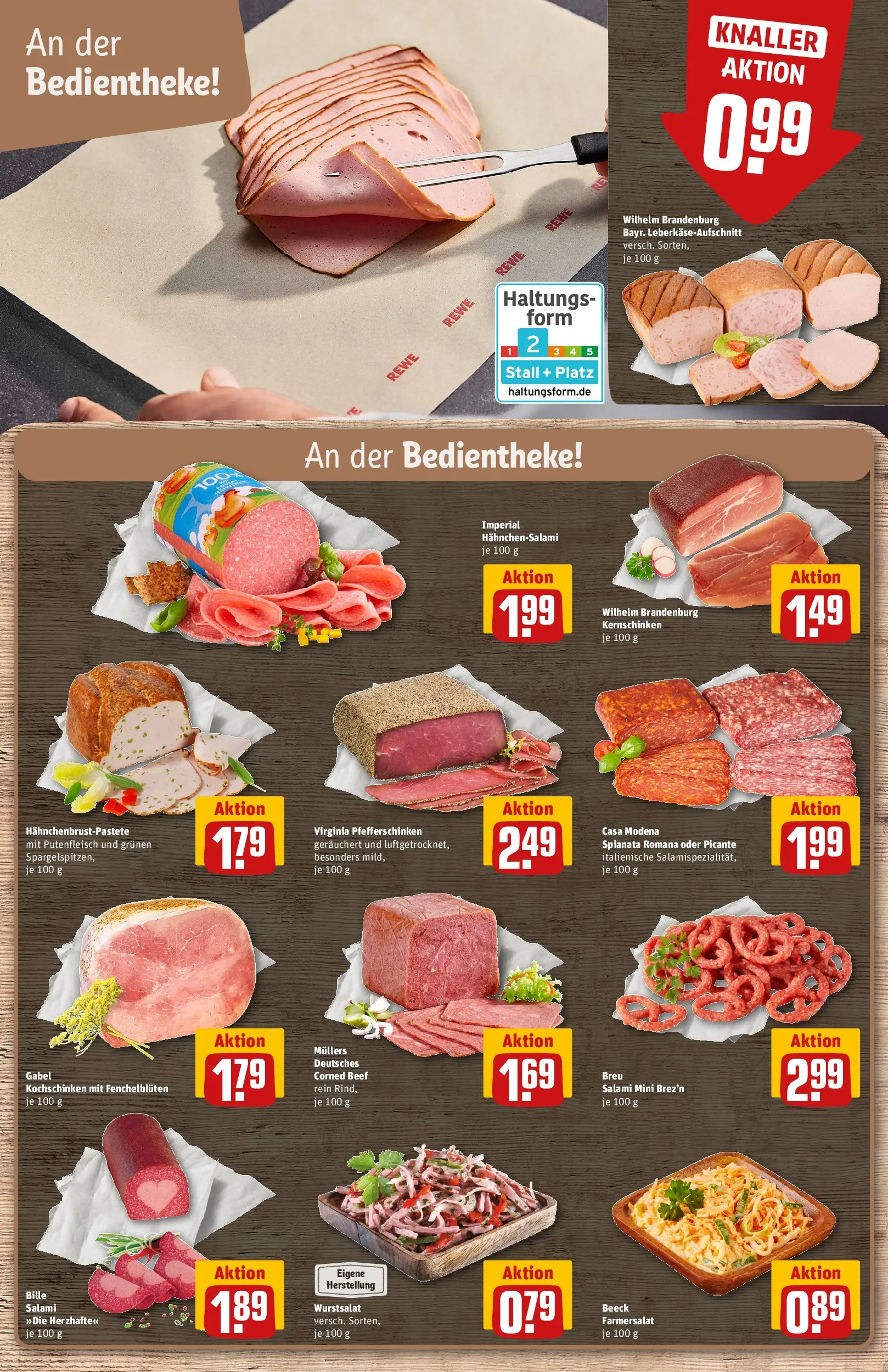 REWE Prospekt ab 04.05.2026 zum Blättern » Angebote | Seite: 14 | Produkte: Salami