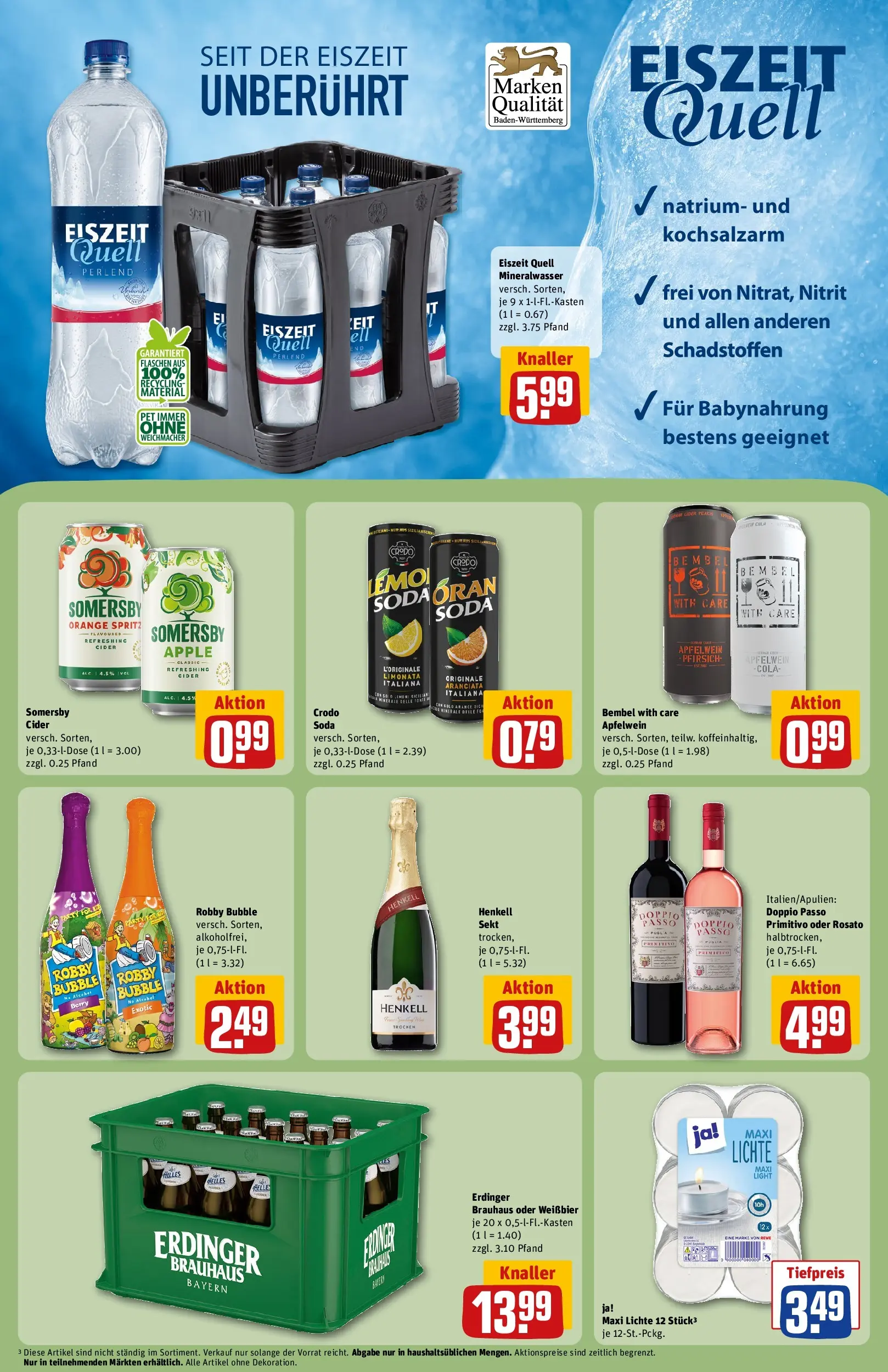 REWE Prospekt ab 04.05.2026 zum Blättern » Angebote | Seite: 23 | Produkte: Erdinger, Cola, Sekt, Apple
