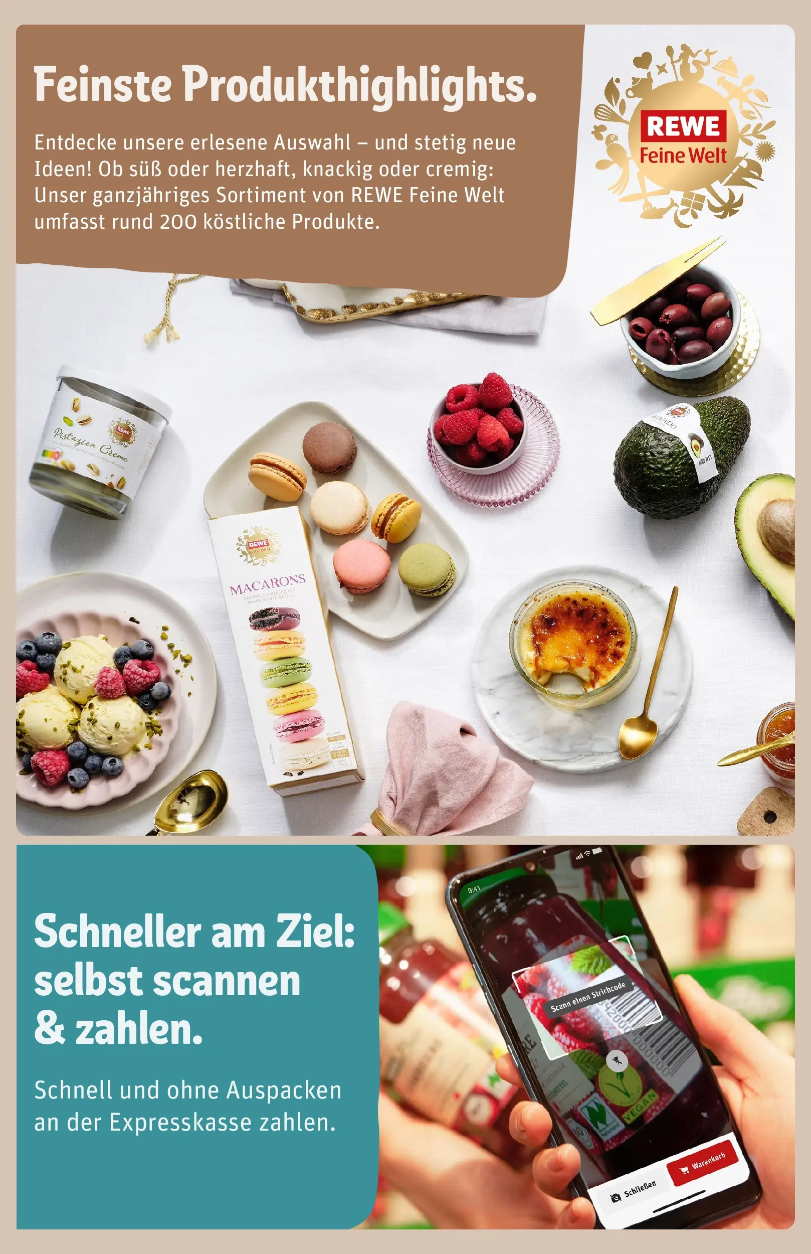 REWE Prospekt ab 04.05.2026 zum Blättern » Angebote | Seite: 33 | Produkte: Pistazien, Creme