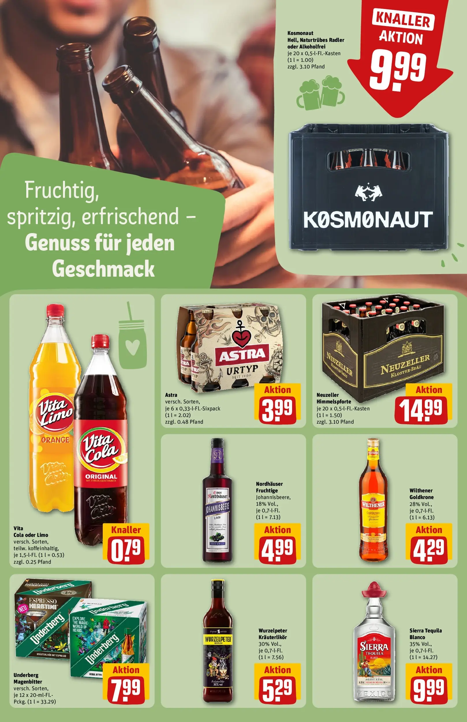 REWE Prospekt ab 04.05.2026 zum Blättern » Angebote | Seite: 23 | Produkte: Cola, Astra, Tequila, Underberg