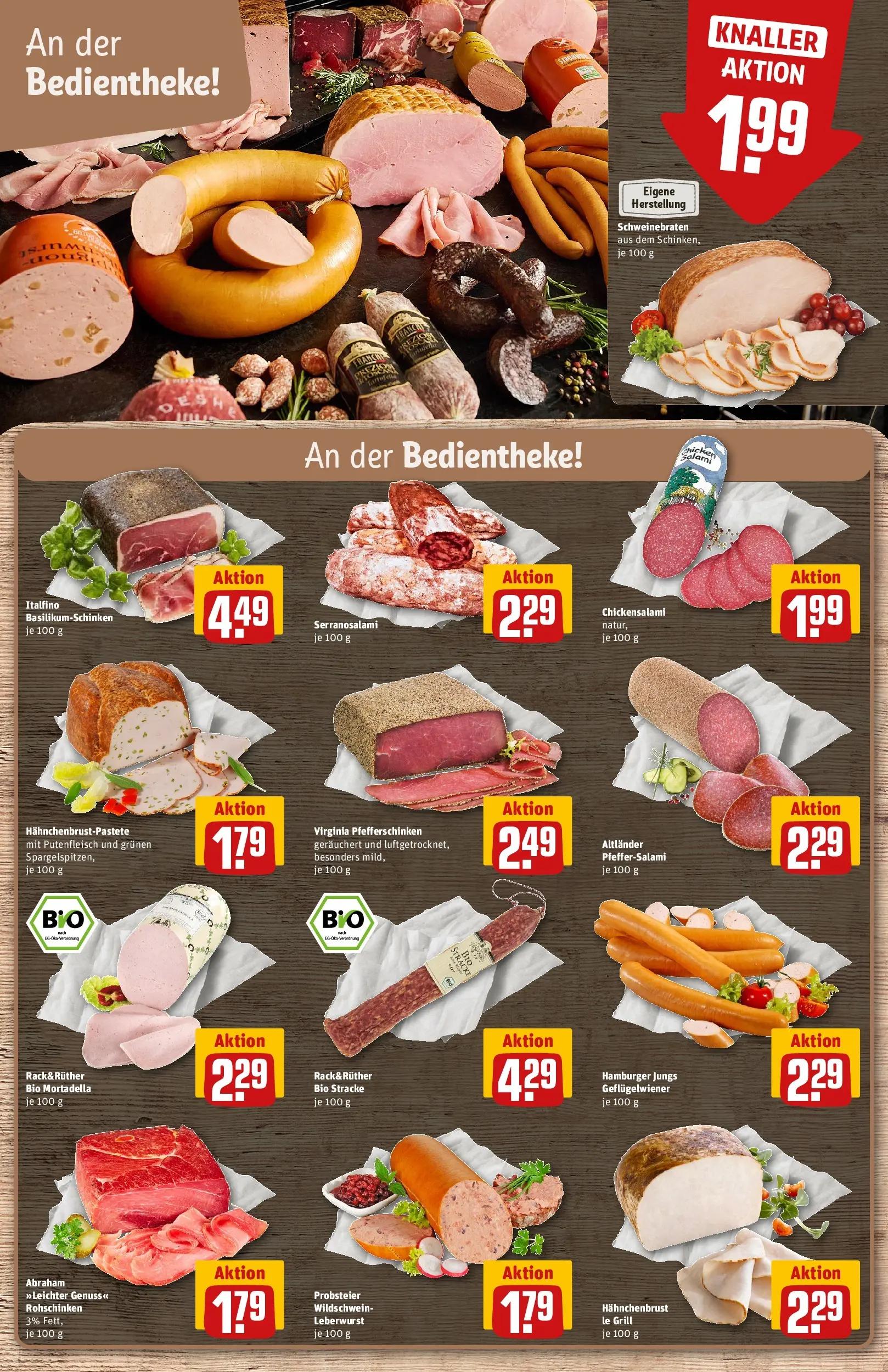 REWE Prospekt ab 04.05.2026 zum Blättern » Angebote | Seite: 16 | Produkte: Grill, Salami, Hahnchenbrust