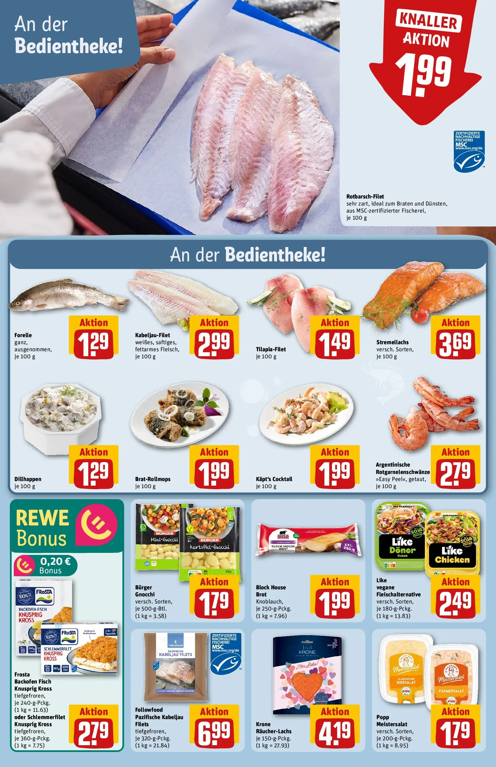REWE Prospekt ab 04.05.2026 zum Blättern » Angebote | Seite: 18 | Produkte: Fisch, Backofen, Dill, Brot