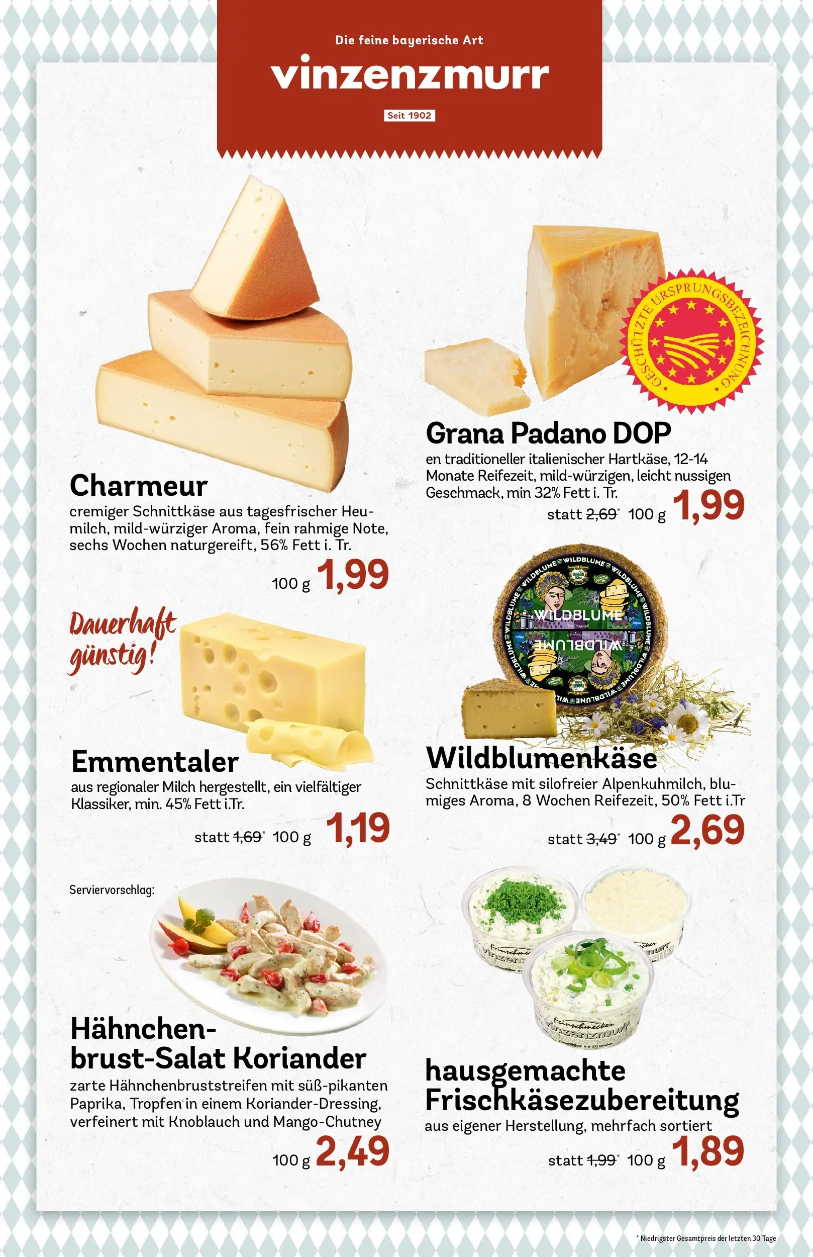 REWE Prospekt ab 04.05.2026 zum Blättern » Angebote | Seite: 14 | Produkte: Hahnchen, Milch, Knoblauch