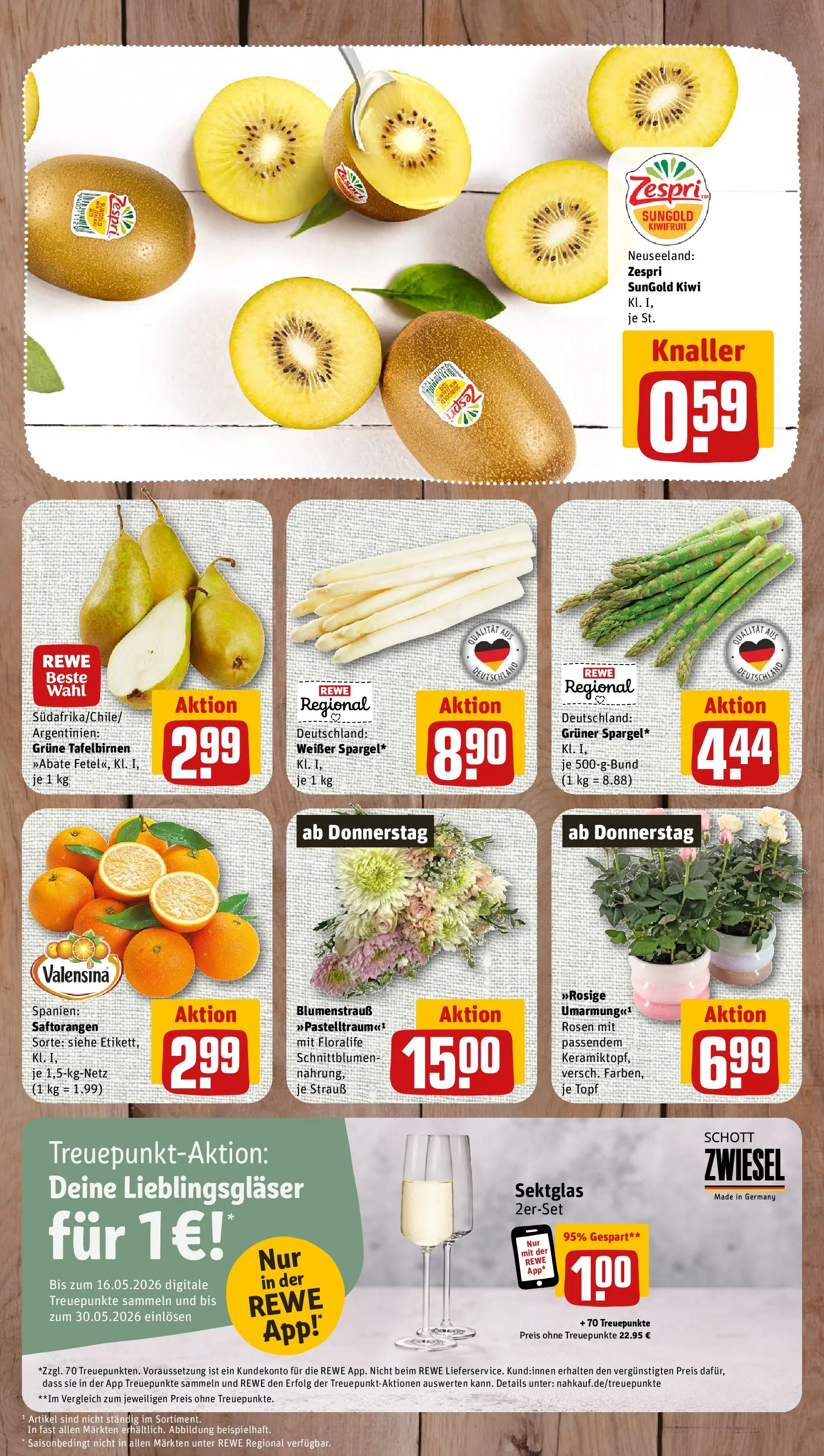 REWE Prospekt ab 04.05.2026 zum Blättern » Angebote | Seite: 3 | Produkte: Valensina, Kiwi