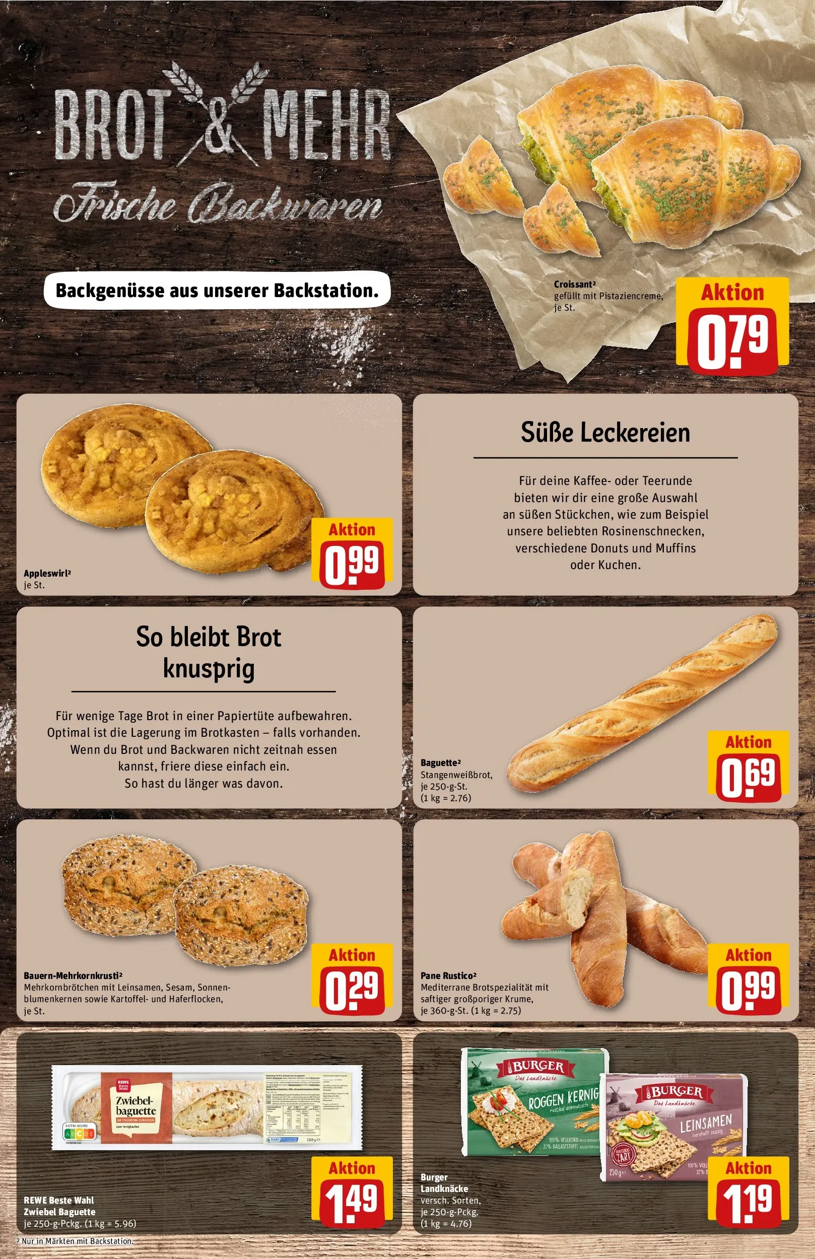 REWE Prospekt ab 04.05.2026 zum Blättern » Angebote | Seite: 15 | Produkte: Kaffee, Pane, Burger, Brot