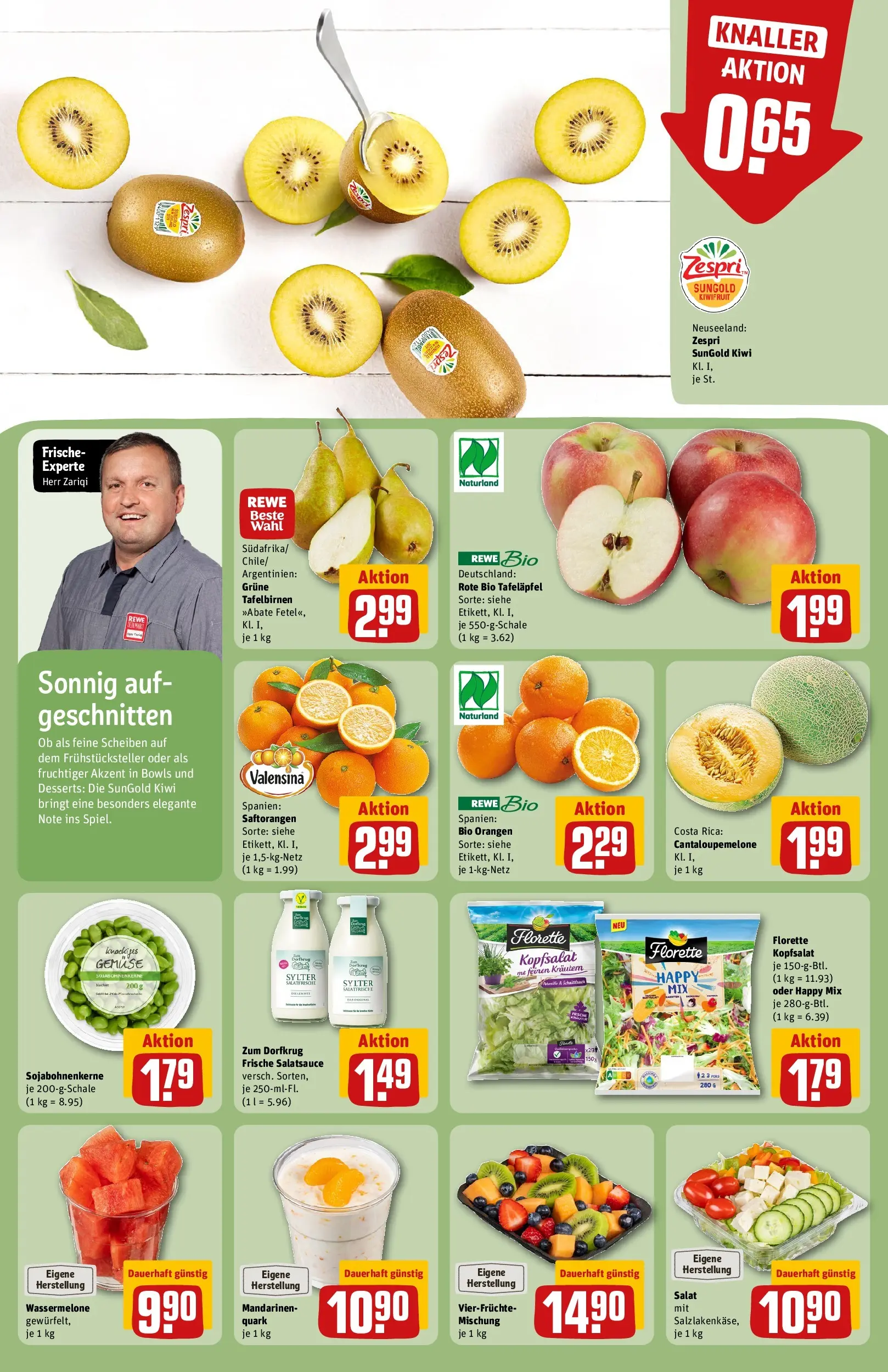 REWE Prospekt ab 04.05.2026 zum Blättern » Angebote | Seite: 10 | Produkte: Orangen, Gemüse, Wassermelone, Salat