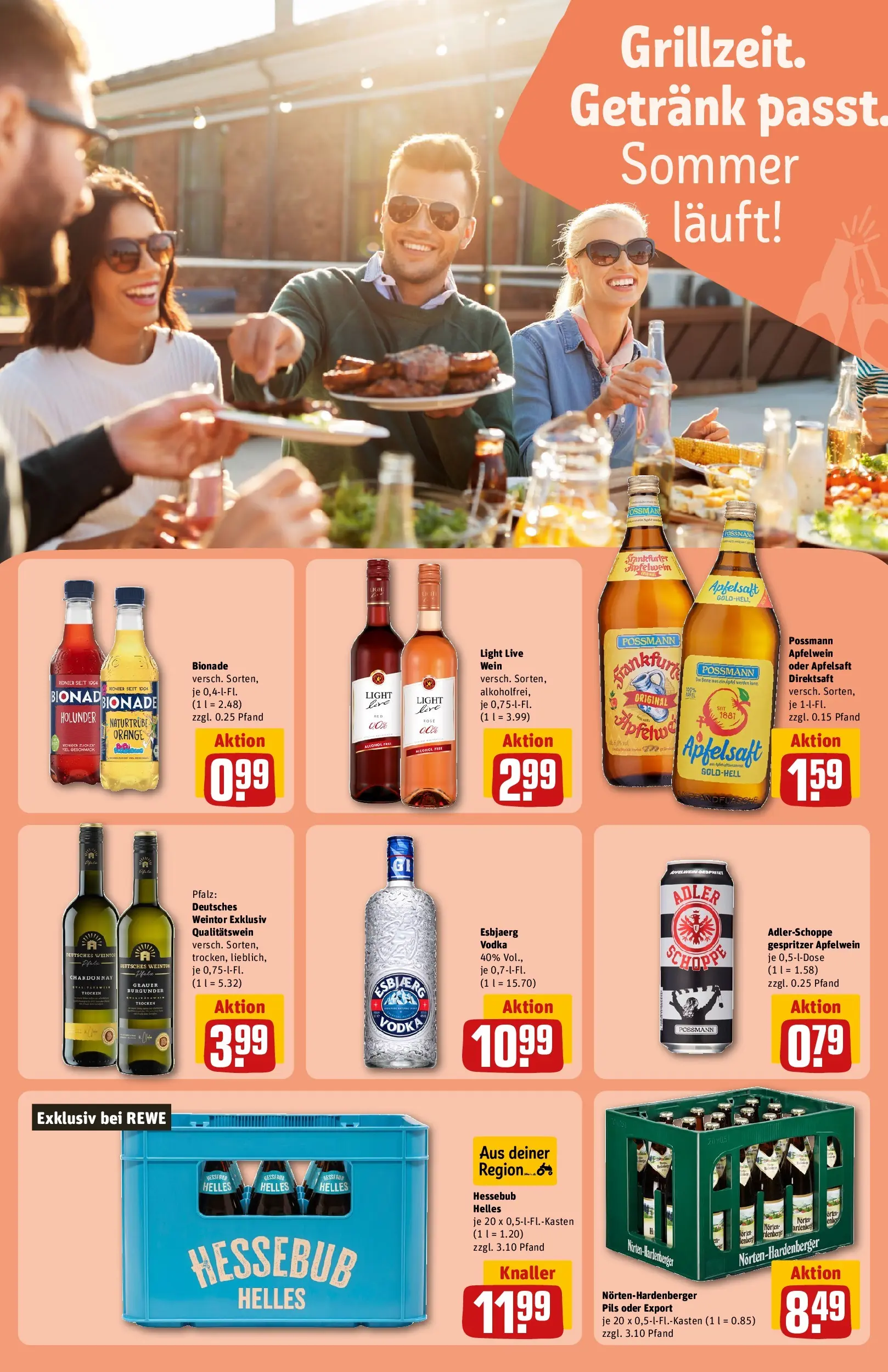 REWE Prospekt ab 04.05.2026 zum Blättern » Angebote | Seite: 25 | Produkte: Apfelsaft, Apple, Wein, Vodka
