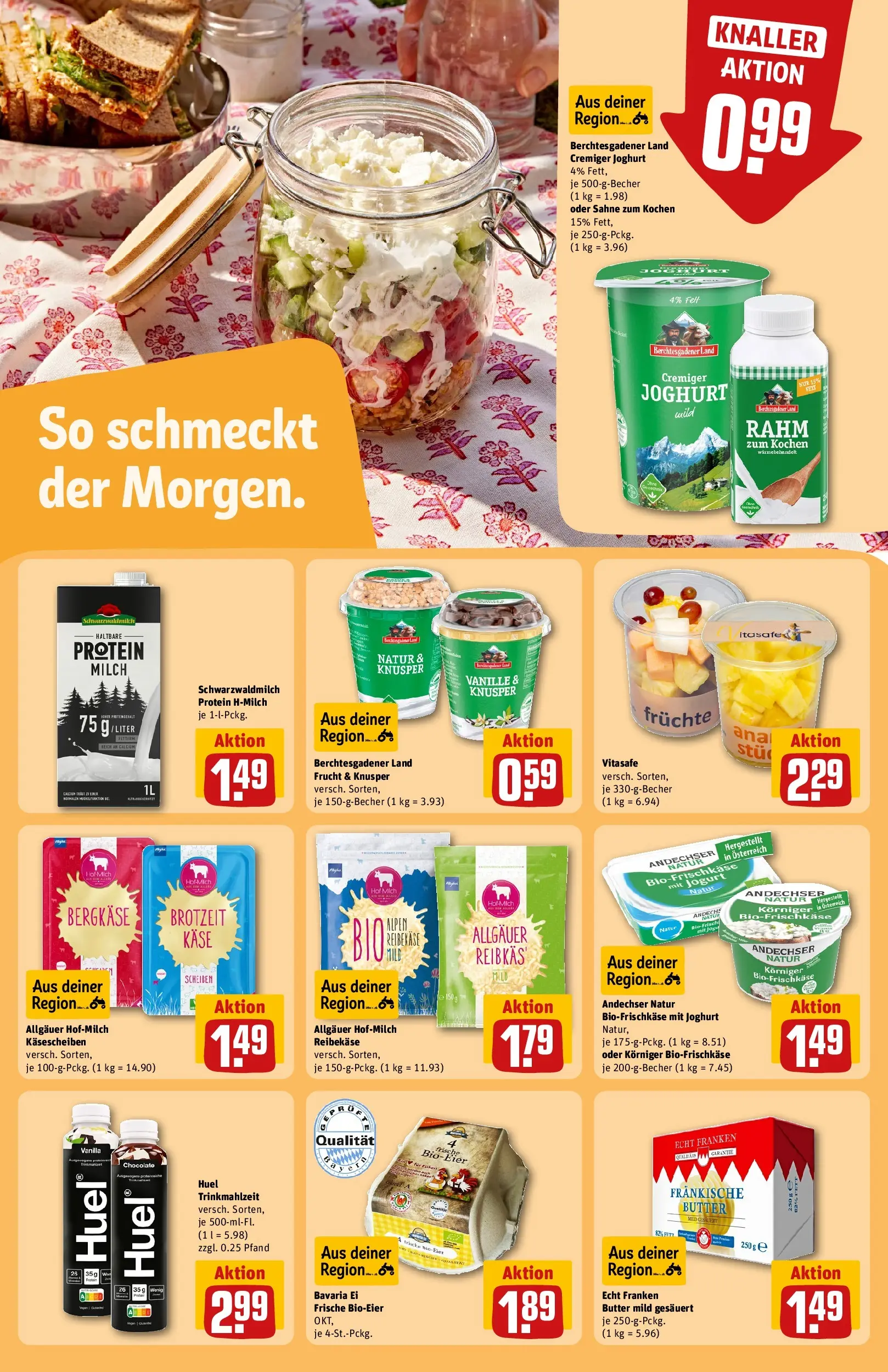 REWE Prospekt ab 04.05.2026 zum Blättern » Angebote | Seite: 24 | Produkte: Milch, Käse, Joghurt, Reibekase