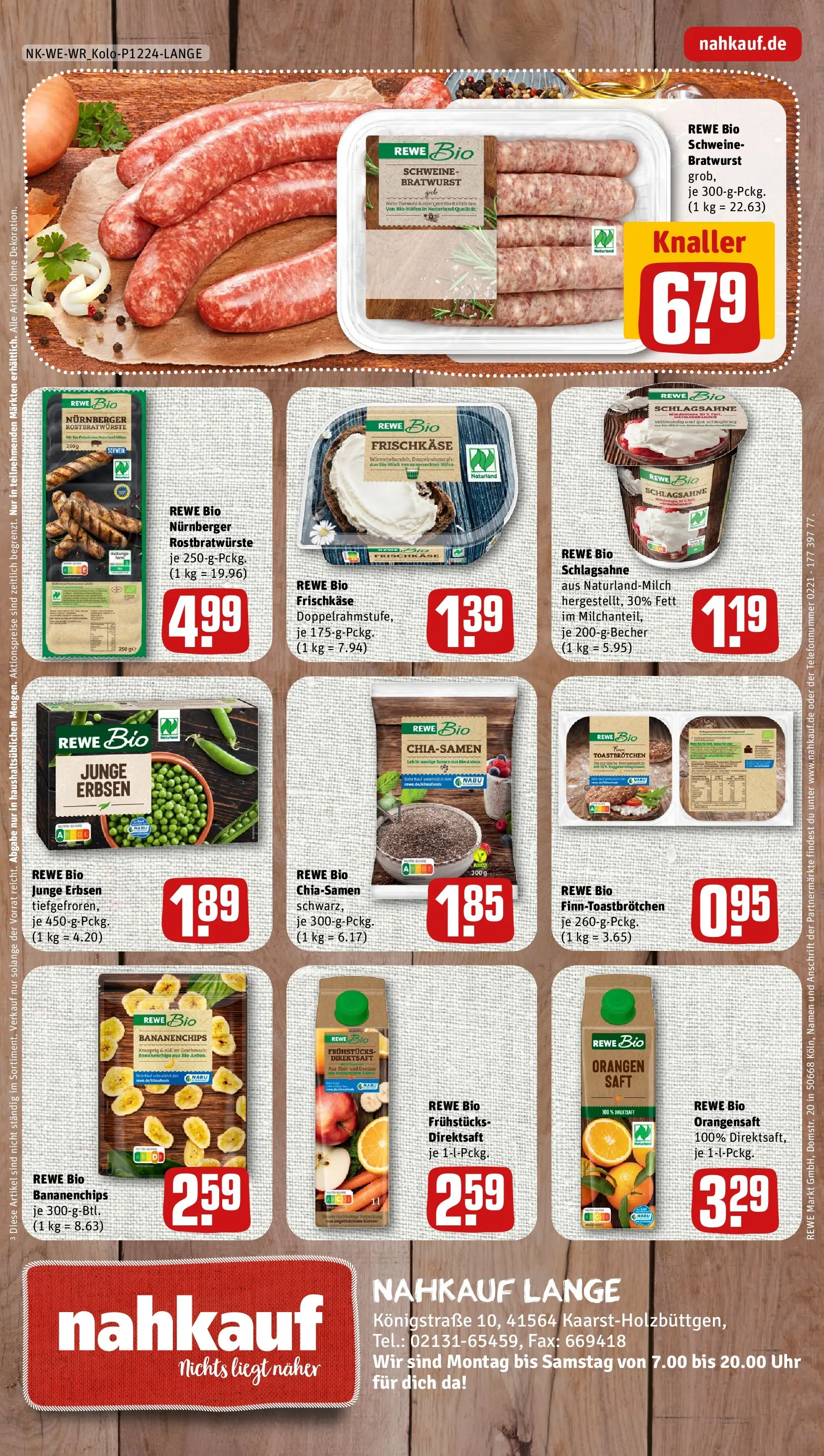 REWE Prospekt ab 04.05.2026 zum Blättern » Angebote | Seite: 8 | Produkte: Schlagsahne, Saft, Chips, Uhr