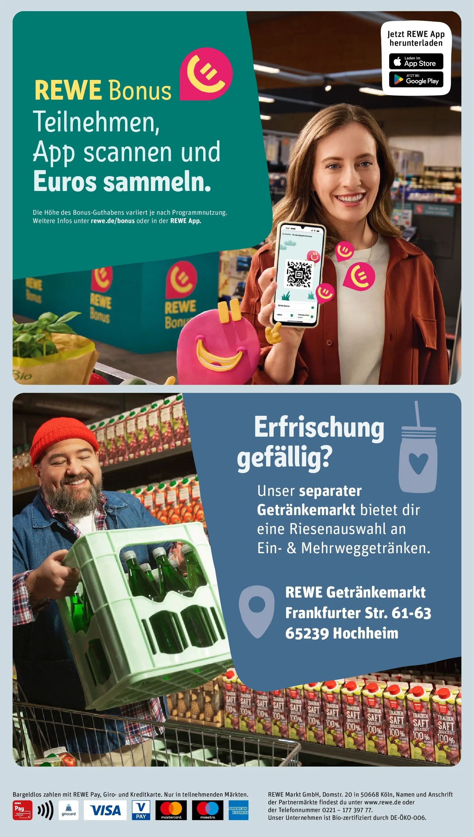 REWE Prospekt ab 04.05.2026 zum Blättern » Angebote | Seite: 2 | Produkte: Trauben, Saft