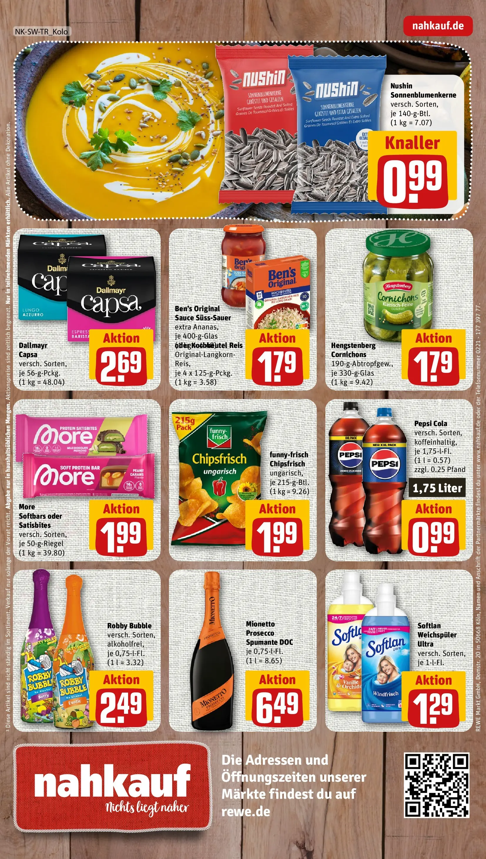 REWE Prospekt ab 04.05.2026 zum Blättern » Angebote | Seite: 8 | Produkte: Prosecco, Zucker, Pepsi, Reis