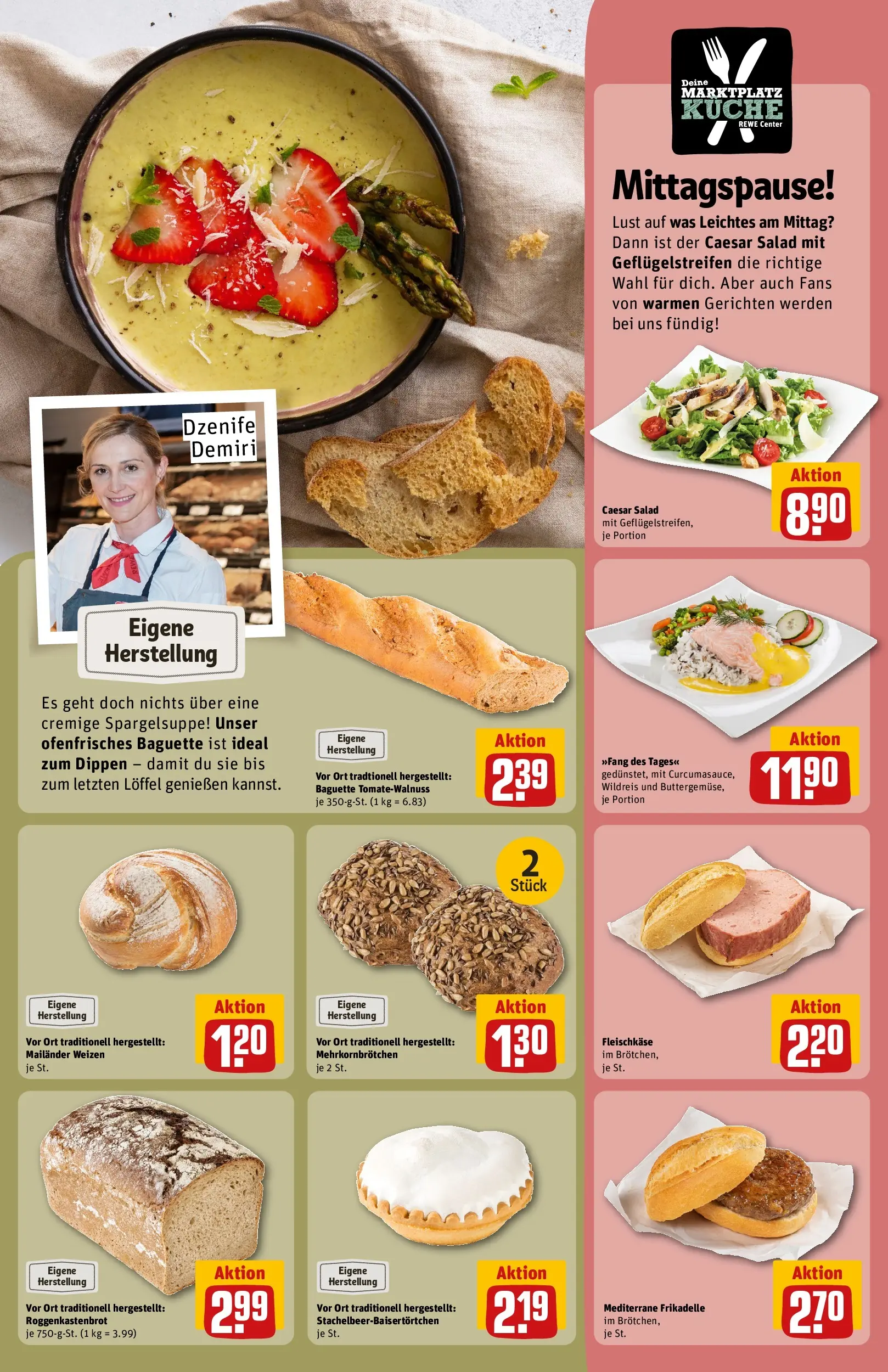 REWE Prospekt ab 04.05.2026 zum Blättern » Angebote | Seite: 17 | Produkte: Küche, Baguette
