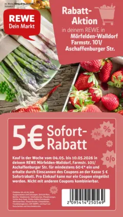 Rewe Prospekt Mörfelden-Walldorf / Walldorf	 ab 04.05.2026 gültig