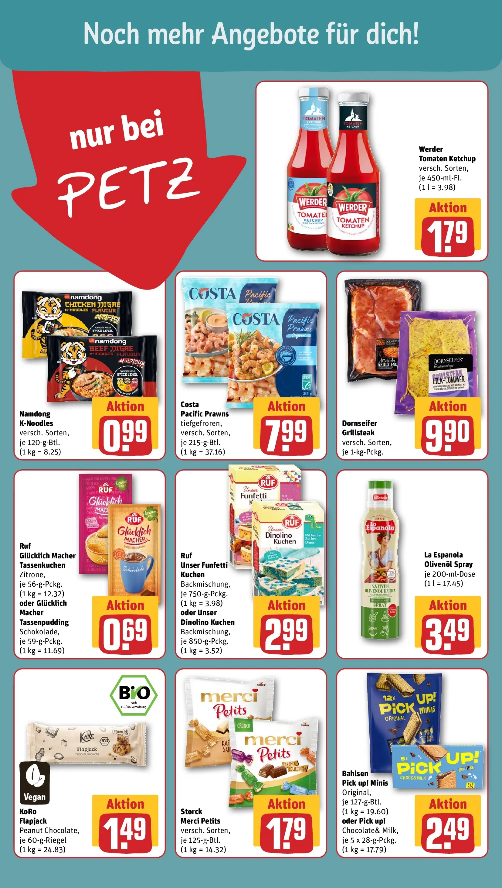 REWE Prospekt ab 04.05.2026 zum Blättern » Angebote | Seite: 16 | Produkte: Merci, Tomaten, Steak, Kuchen