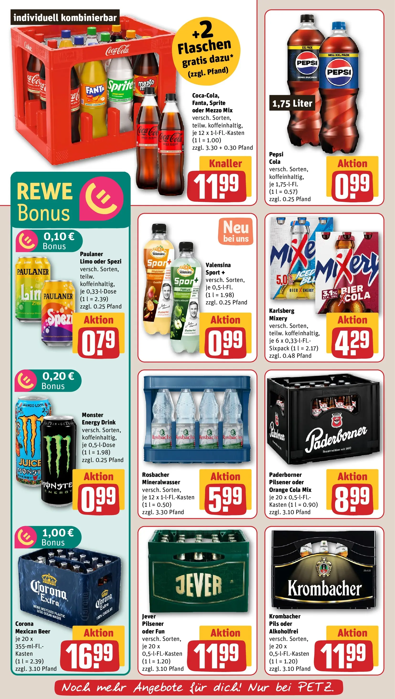 REWE Prospekt ab 04.05.2026 zum Blättern » Angebote | Seite: 20 | Produkte: Mezzo mix, Bier, Zucker, Mixery