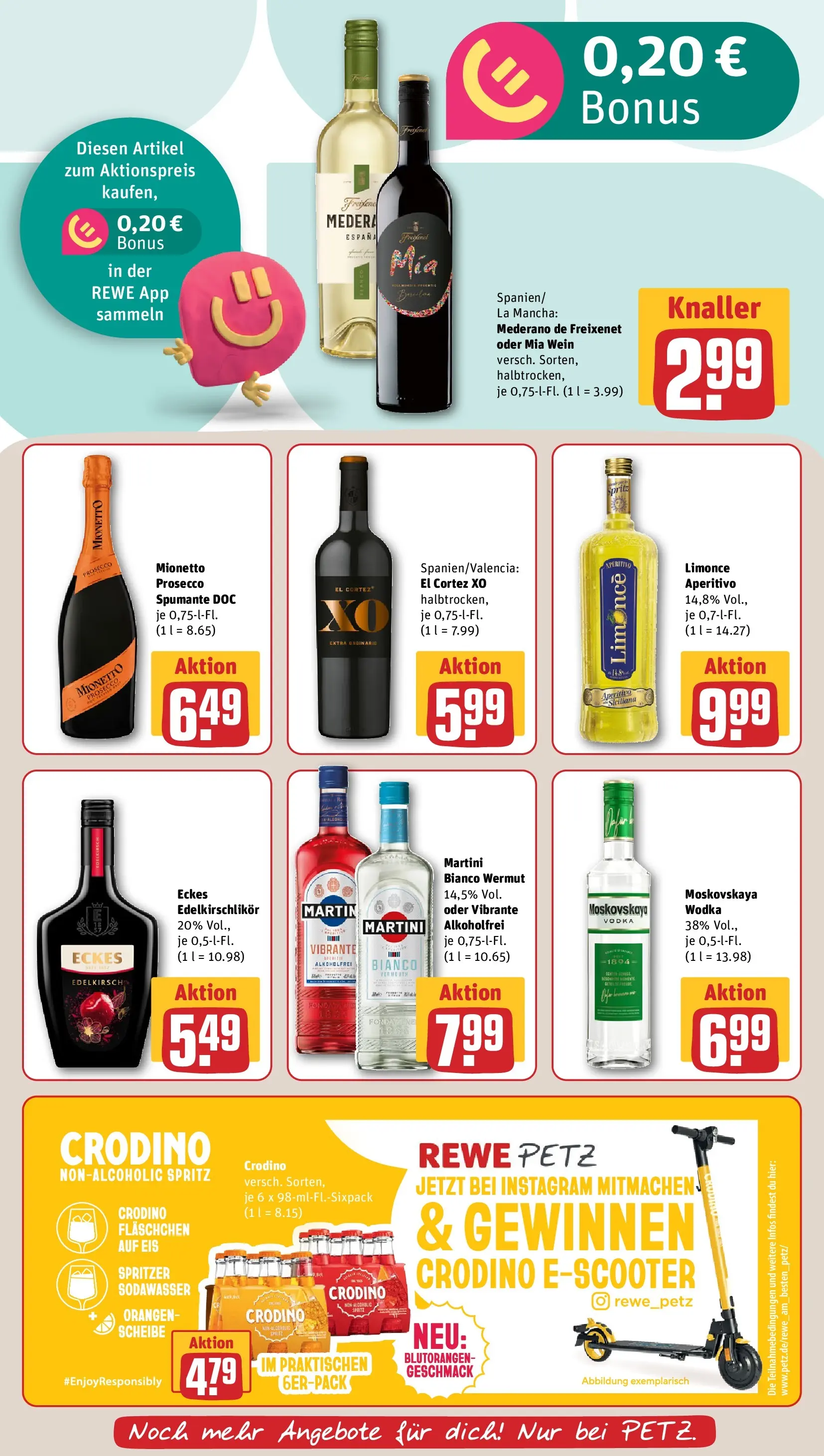 REWE Prospekt ab 04.05.2026 zum Blättern » Angebote | Seite: 21 | Produkte: Martini, Freixenet mederano, Wein, Eis