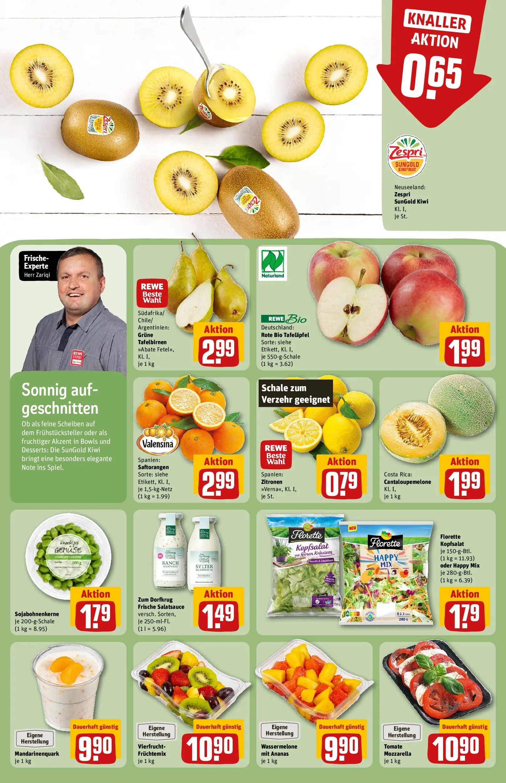 REWE Prospekt ab 04.05.2026 zum Blättern » Angebote | Seite: 10 | Produkte: Ananas, Gemüse, Kiwi, Zitronen