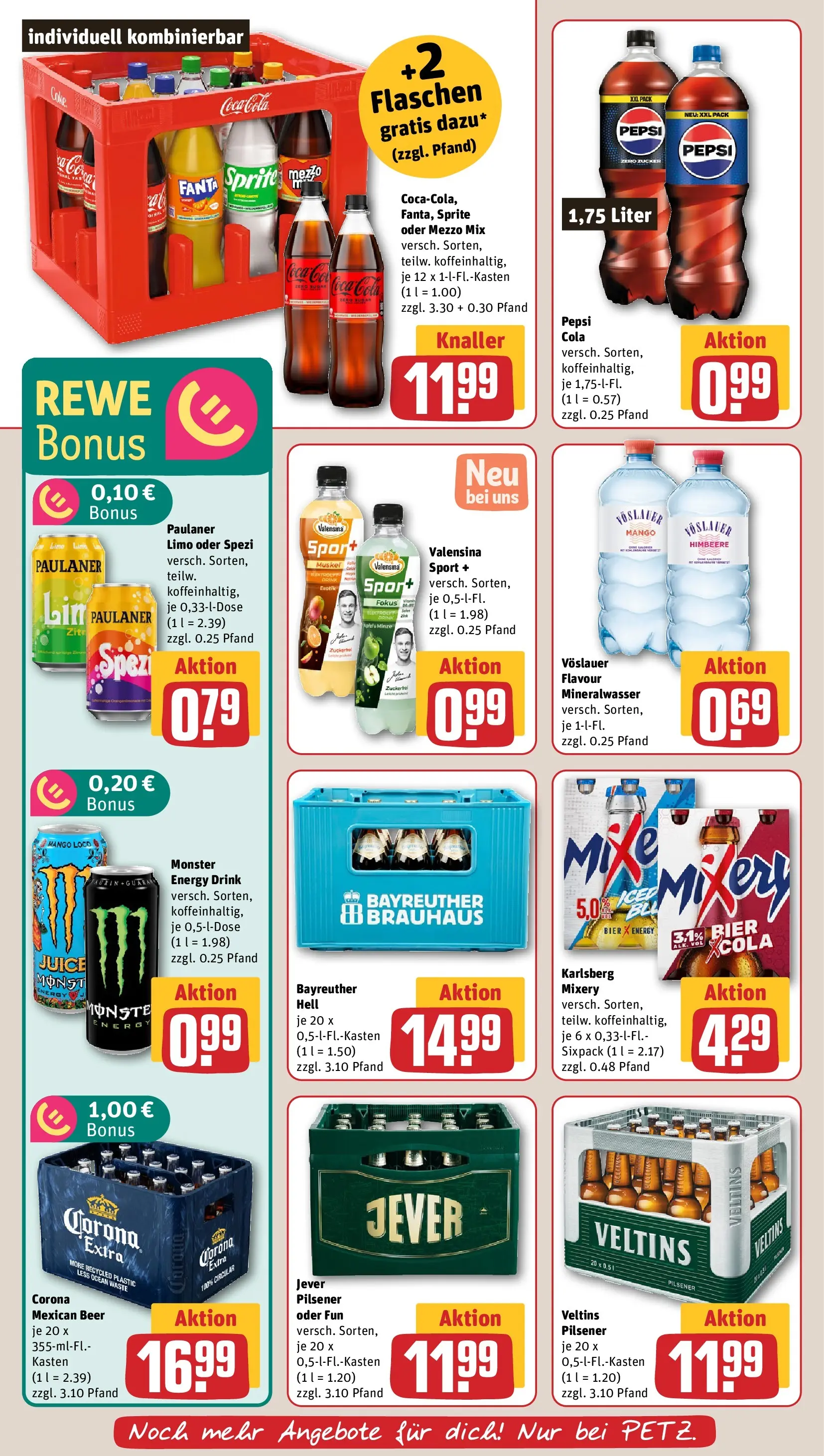 REWE Prospekt ab 04.05.2026 zum Blättern » Angebote | Seite: 20 | Produkte: Energy, Valensina, Jever, Mixery