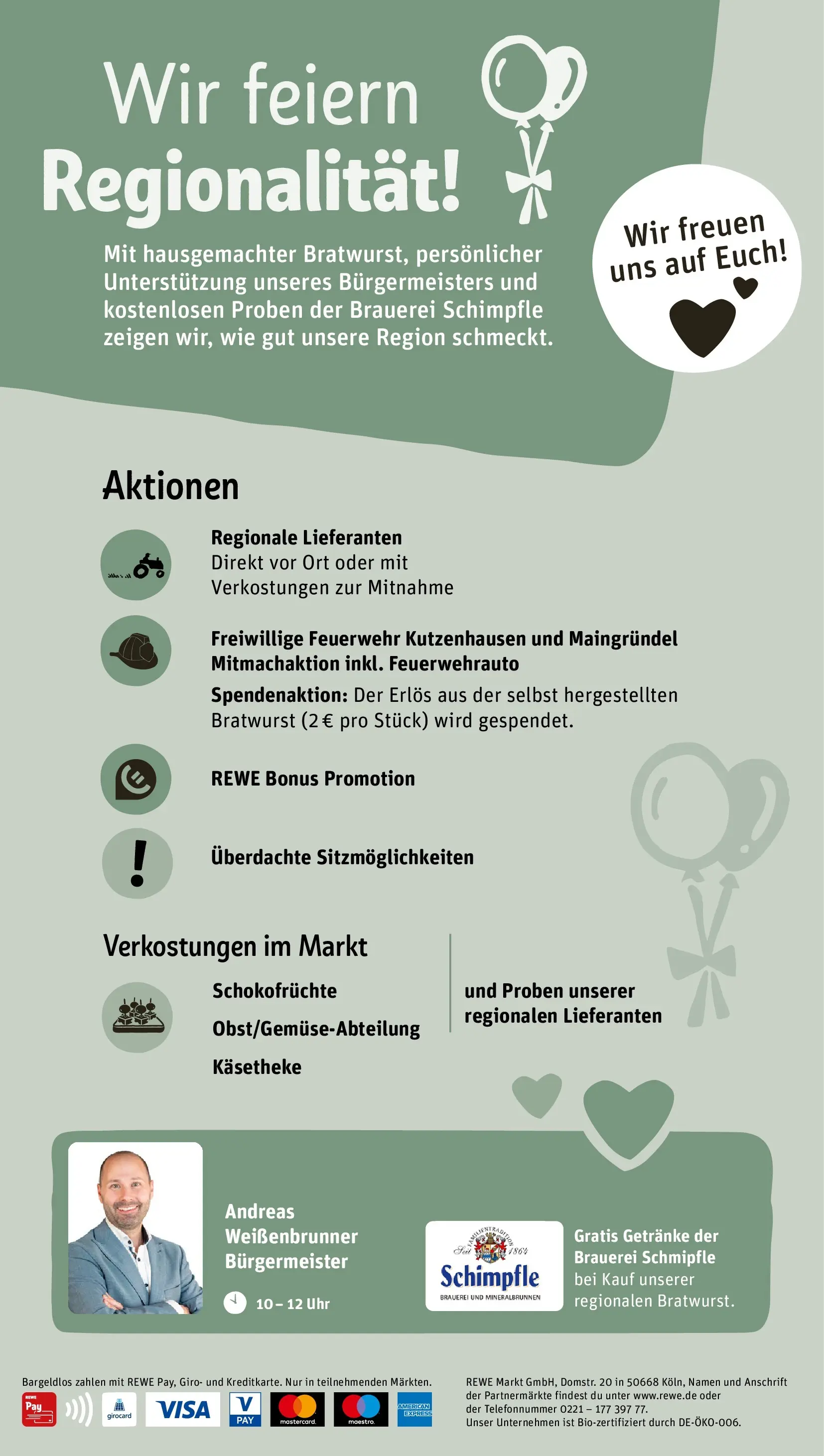 REWE Prospekt ab 04.05.2026 zum Blättern » Angebote | Seite: 2 | Produkte: Bratwurst, Uhr
