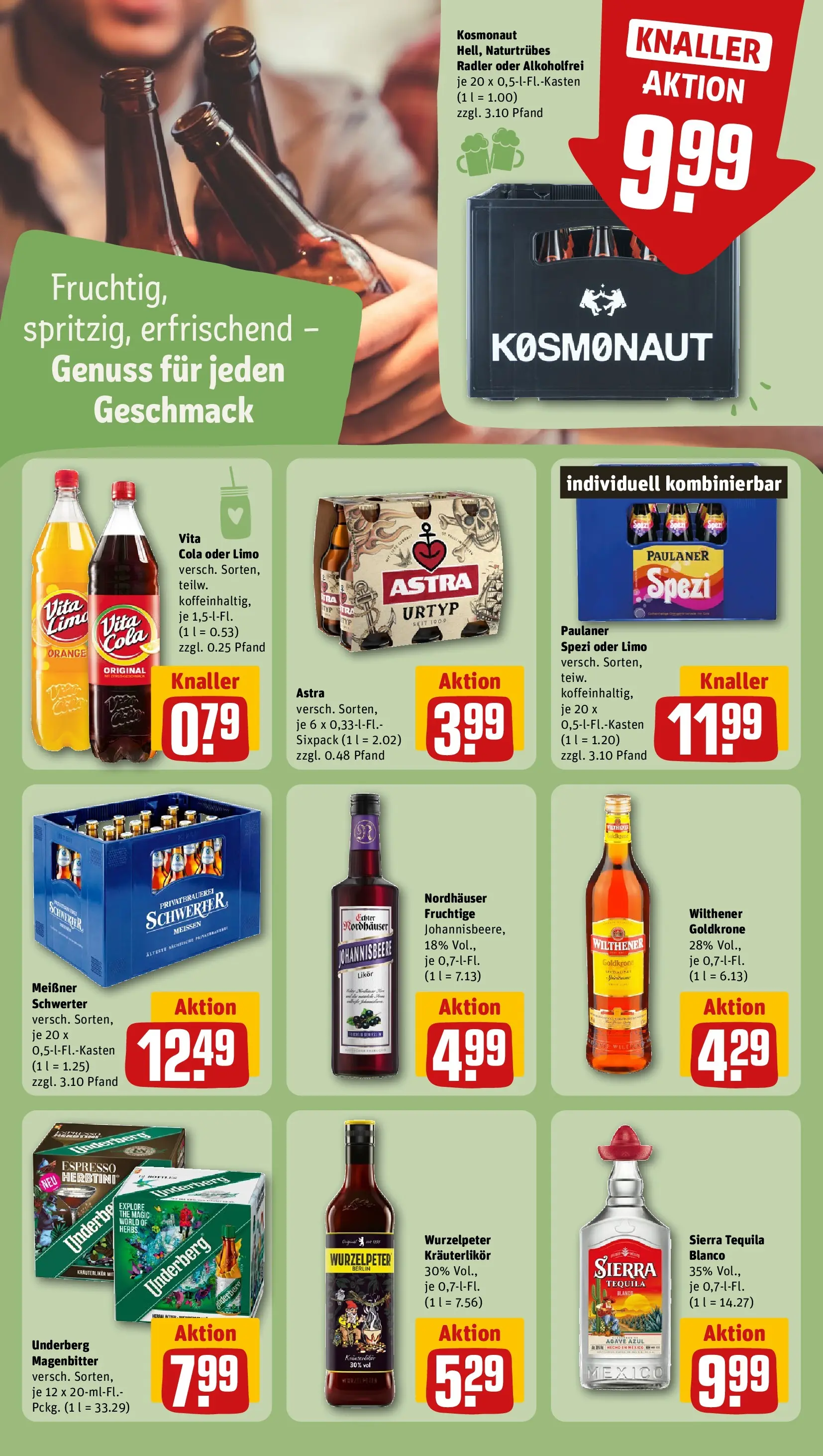 REWE Prospekt ab 04.05.2026 zum Blättern » Angebote | Seite: 23 | Produkte: Astra, Tequila, Vita cola, Underberg