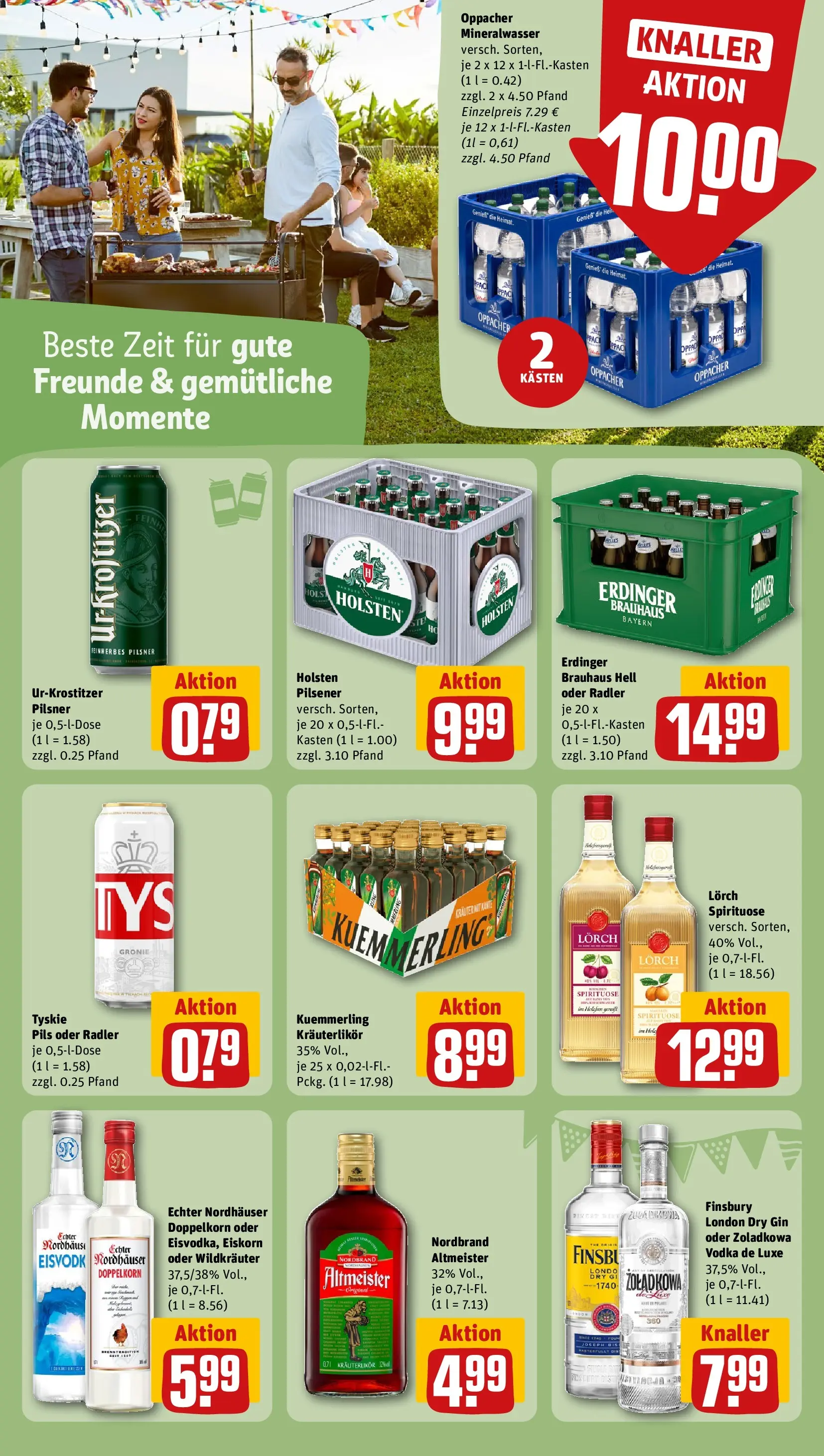 REWE Prospekt ab 04.05.2026 zum Blättern » Angebote | Seite: 24 | Produkte: Erdinger, Radler, Kuemmerling, Gin