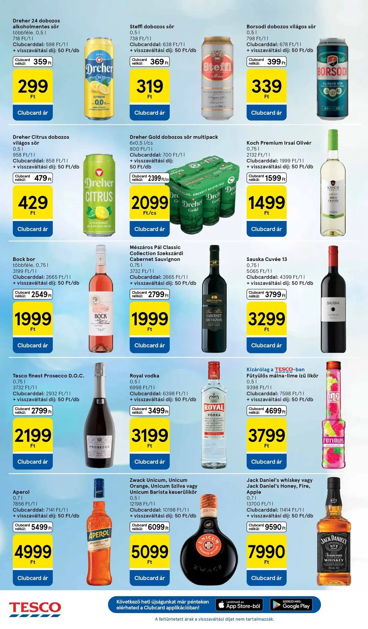 Tesco akciós újság - 2026.04.29.-tól - online | Oldal: 6 | Termékek: Aperol, Dobozos sör, Sör, Alkoholmentes sör