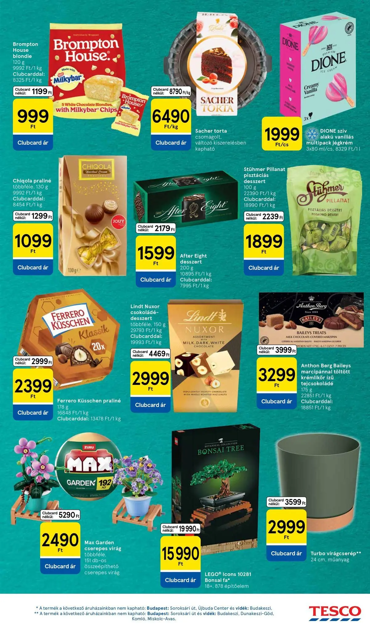 Tesco akciós újság - 2026.04.29.-tól - online | Oldal: 11 | Termékek: Torta, Krémlikőr, Csokoládé, Jégkrém