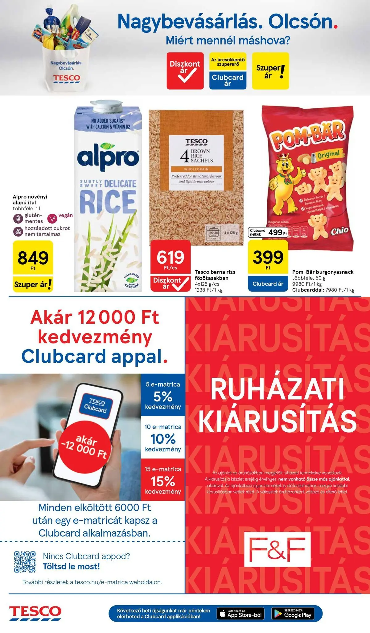 Tesco akciós újság - 2026.04.29.-tól - online | Oldal: 16 | Termékek: Alpro, Rizs, Vegán