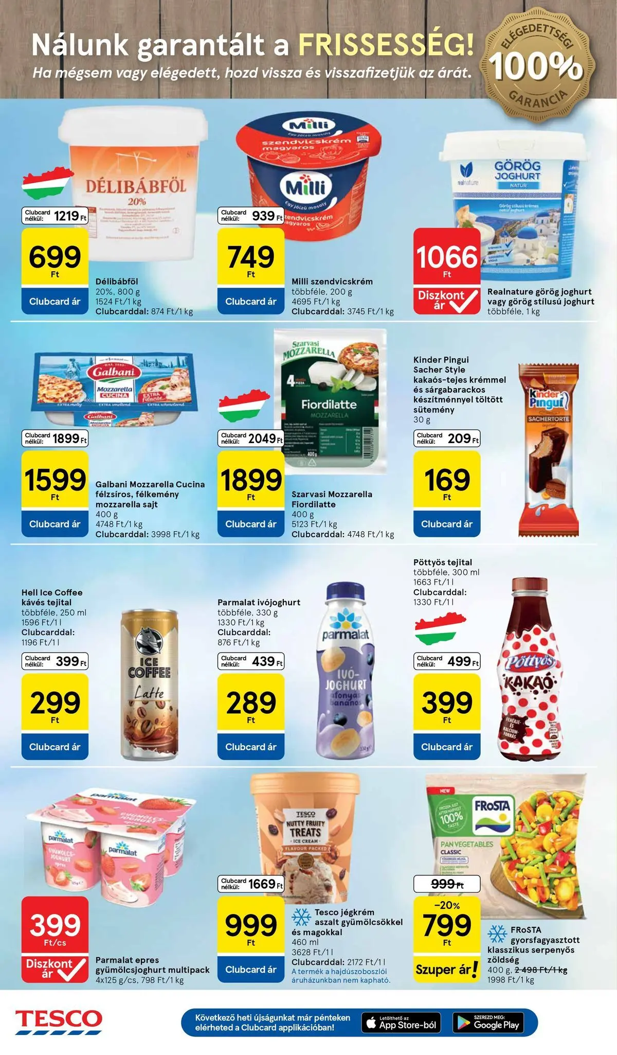 Tesco akciós újság - 2026.04.29.-tól - online | Oldal: 18 | Termékek: Ivójoghurt, Görög joghurt, Joghurt, Jégkrém