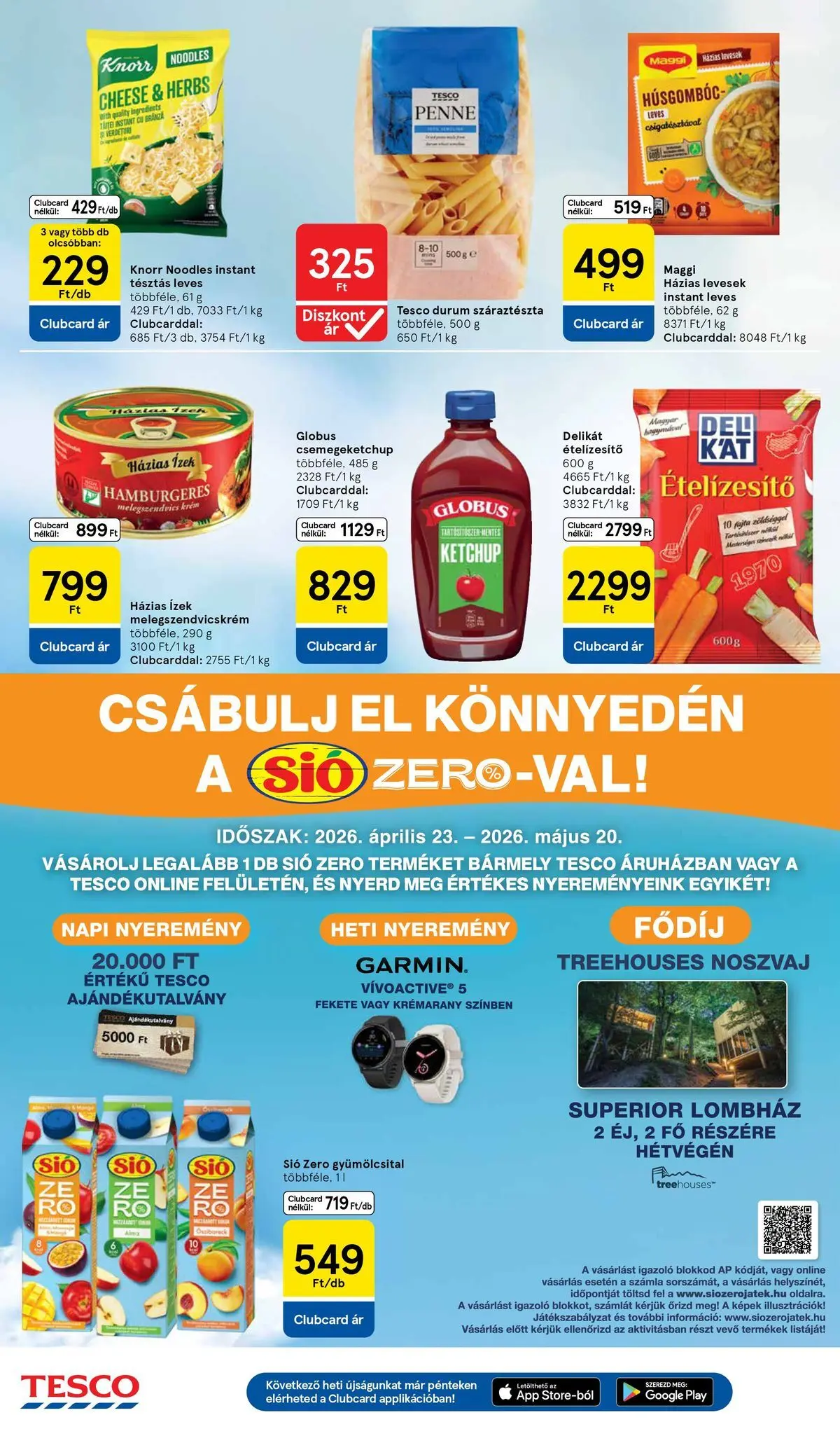 Tesco akciós újság - 2026.04.29.-tól - online | Oldal: 22 | Termékek: Gyümölcsital, Penne, Ketchup, Ételízesítő