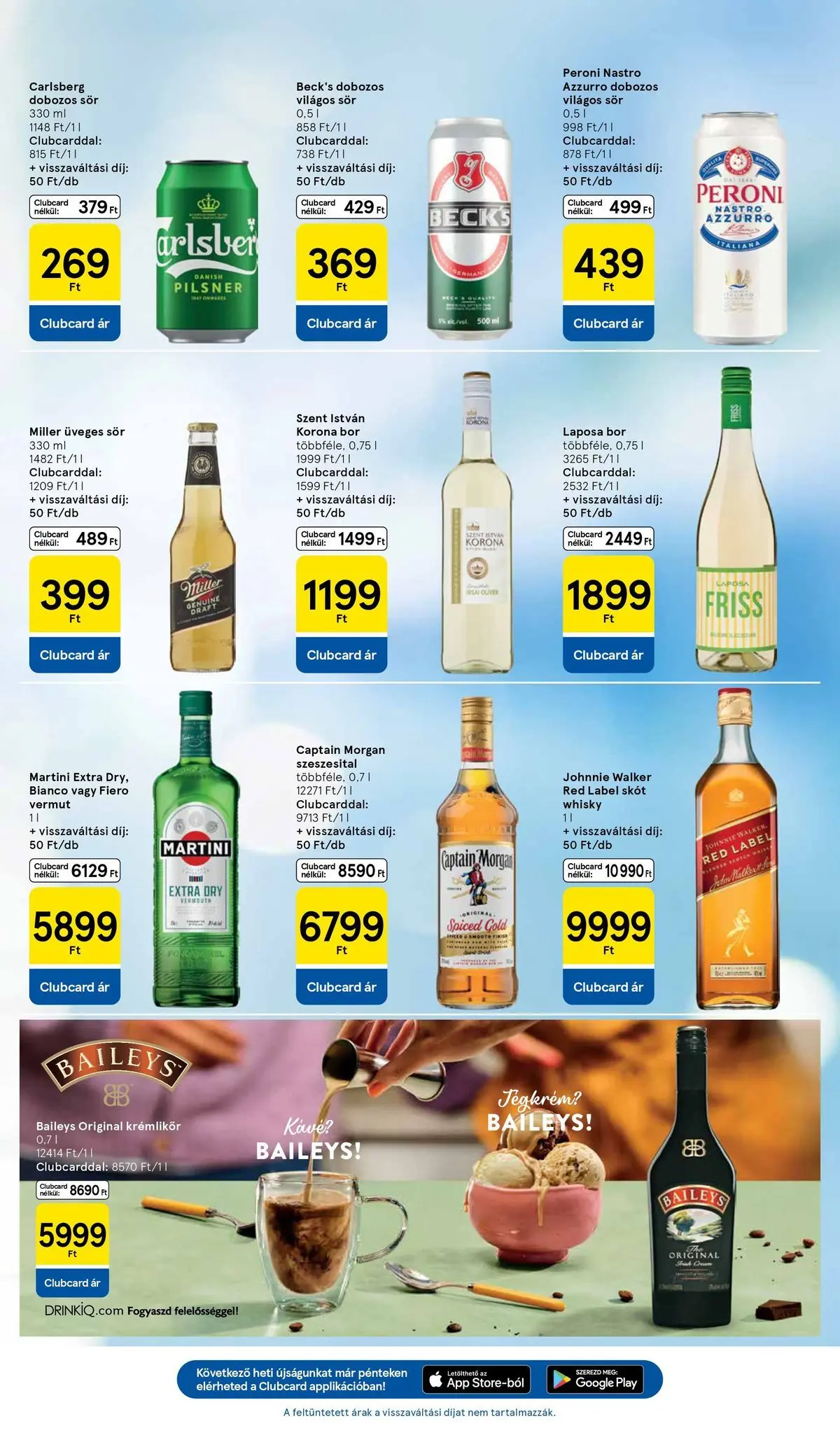Tesco akciós újság - 2026.04.29.-tól - online | Oldal: 25 | Termékek: Captain morgan, Kávé, Dobozos sör, Whisky
