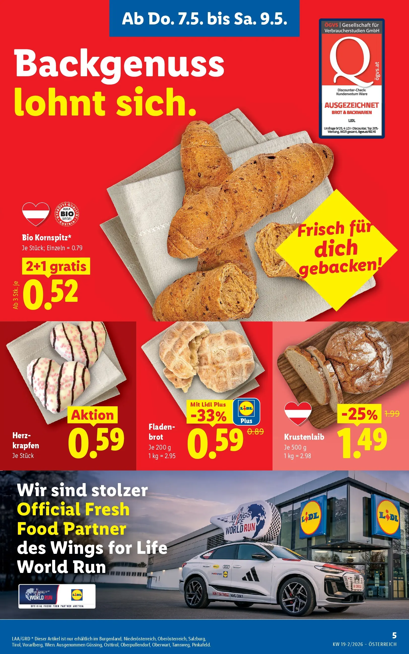 Lidl - Lidl ab 06.05.2026 - Angebote ab donnerstag | Seite: 7 | Produkte: Brot