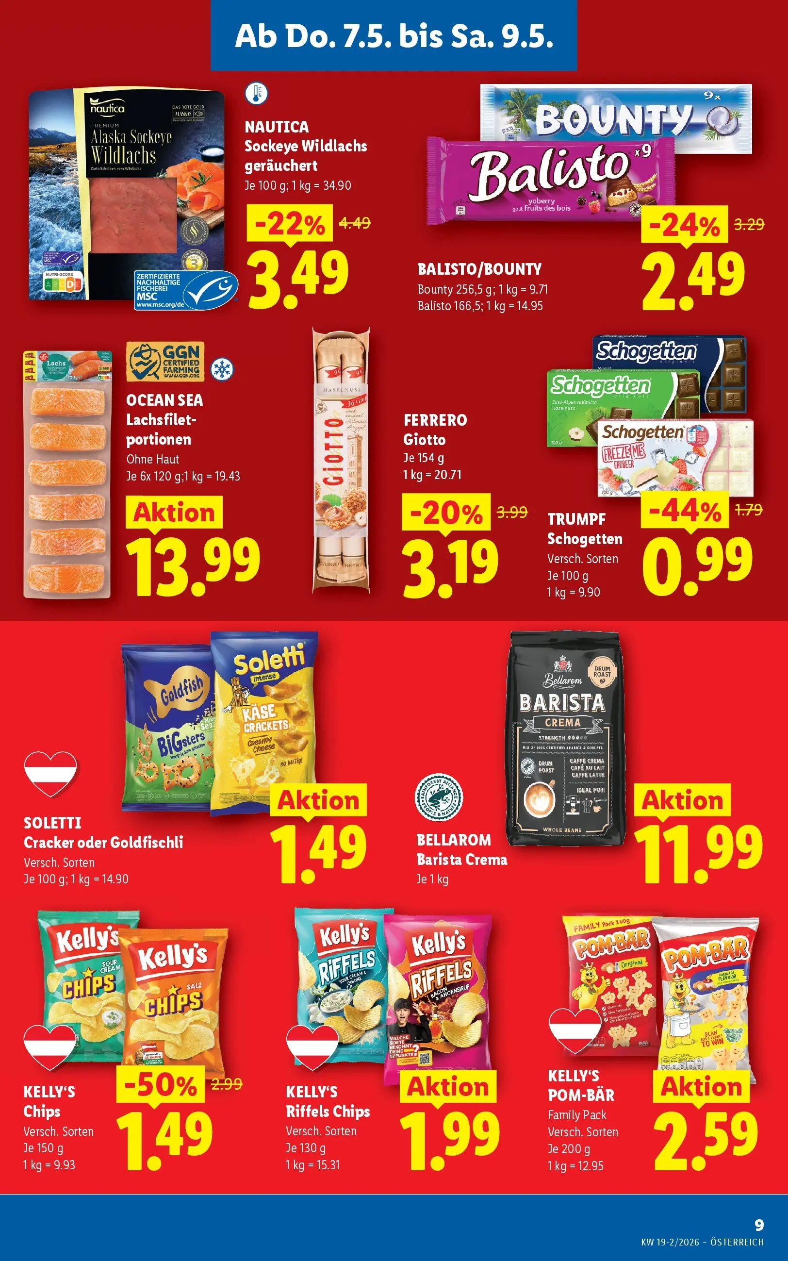 Lidl - Lidl ab 06.05.2026 - Angebote ab donnerstag | Seite: 11 | Produkte: Chips, Käse