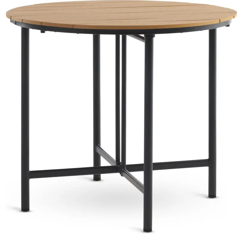 JYSK Градинска маса HOVVIG &Oslash;90xД18/90 натурал